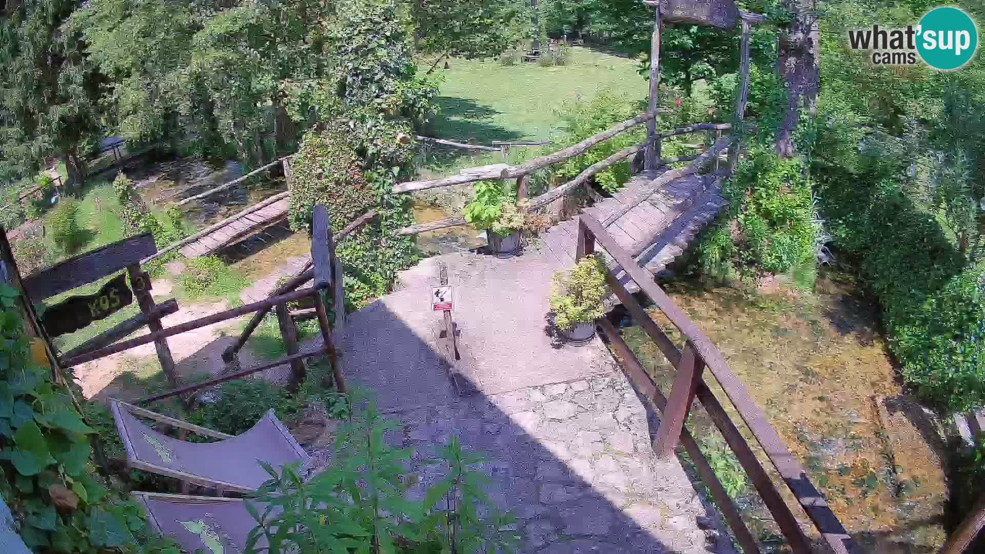 lagos en el río Slunjčica en Rastoke