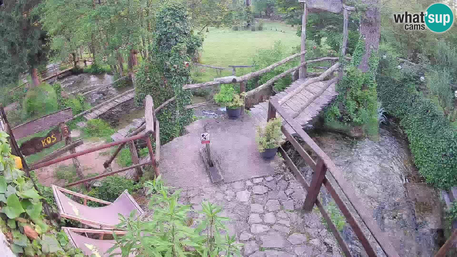 Jezera na reki Slunjčica v Rastokah