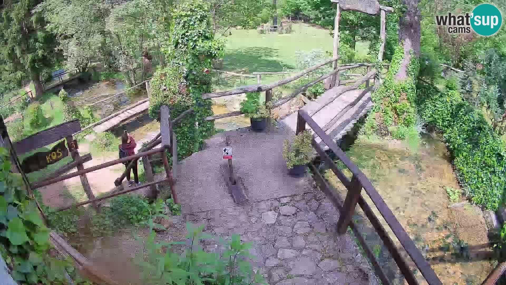 lagos en el río Slunjčica en Rastoke
