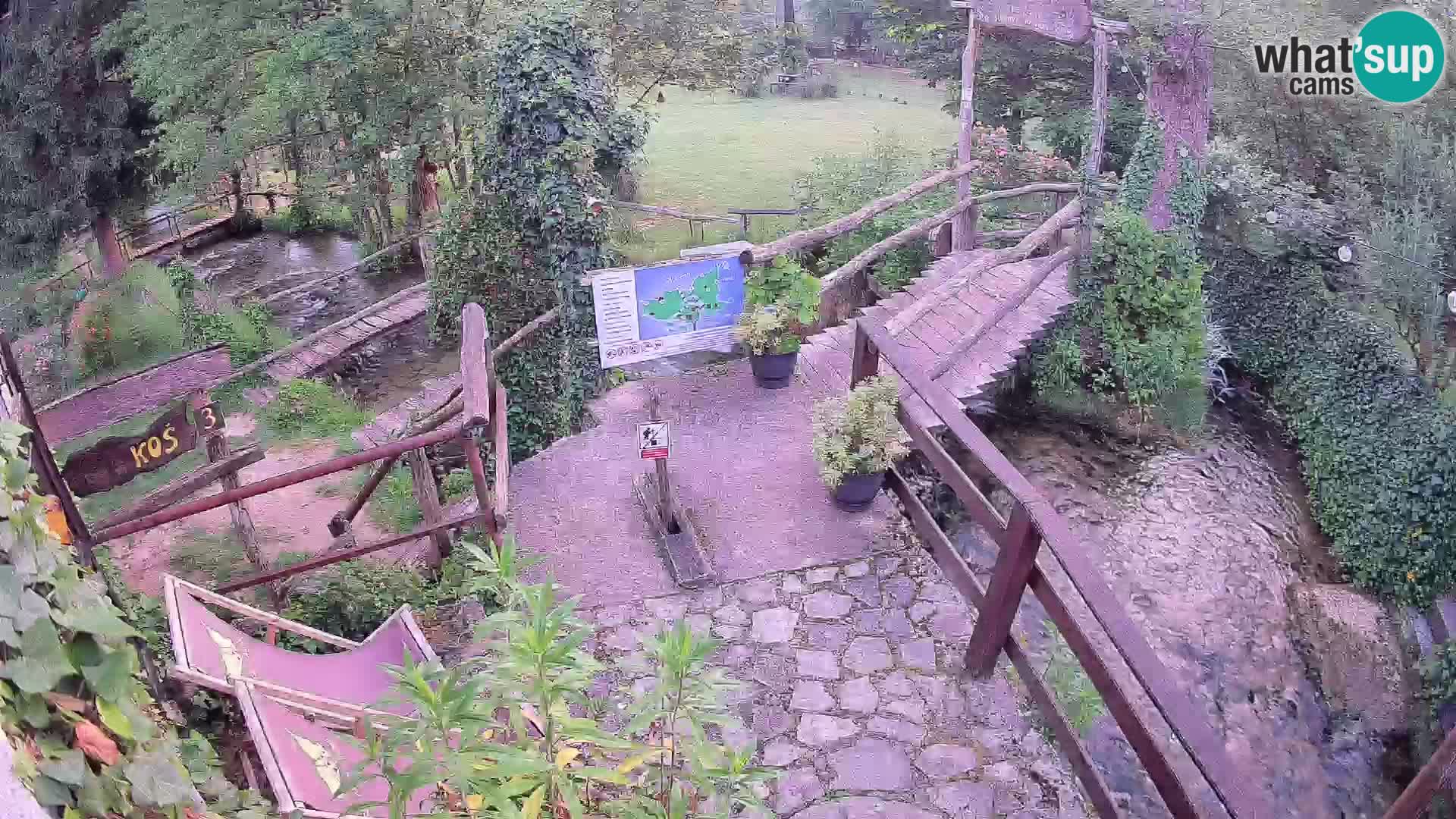 Jezera na reki Slunjčica v Rastokah