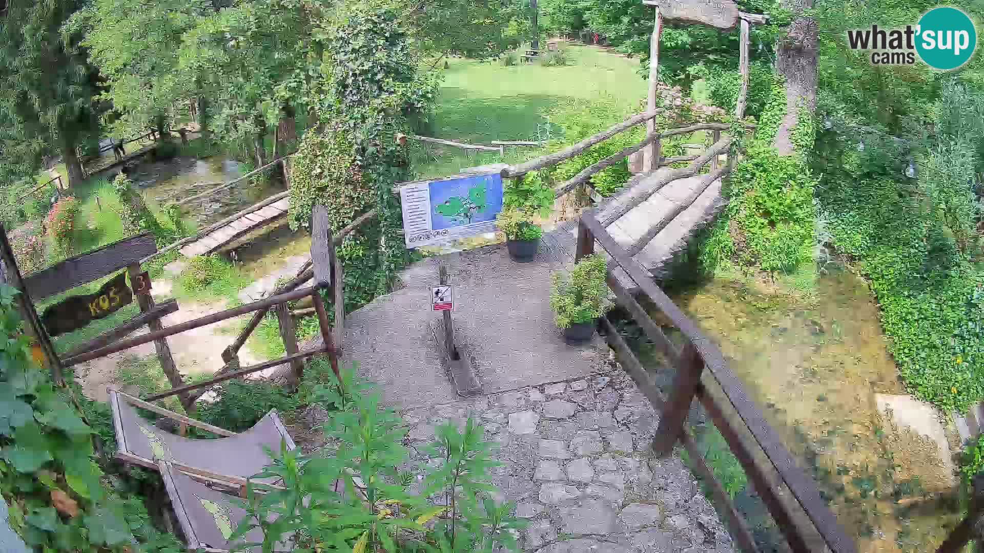 Jezera na rijeci Slunjčica u Rastokama