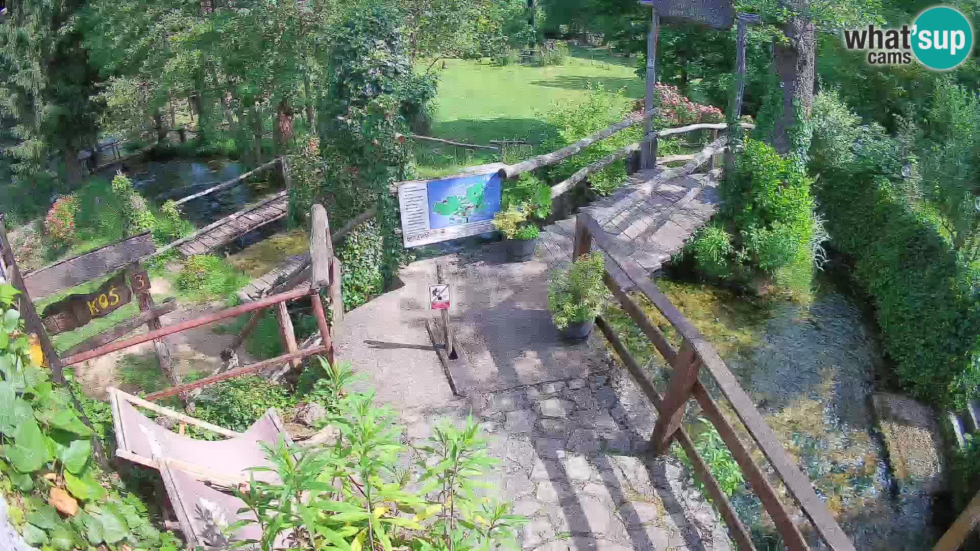 lagos en el río Slunjčica en Rastoke