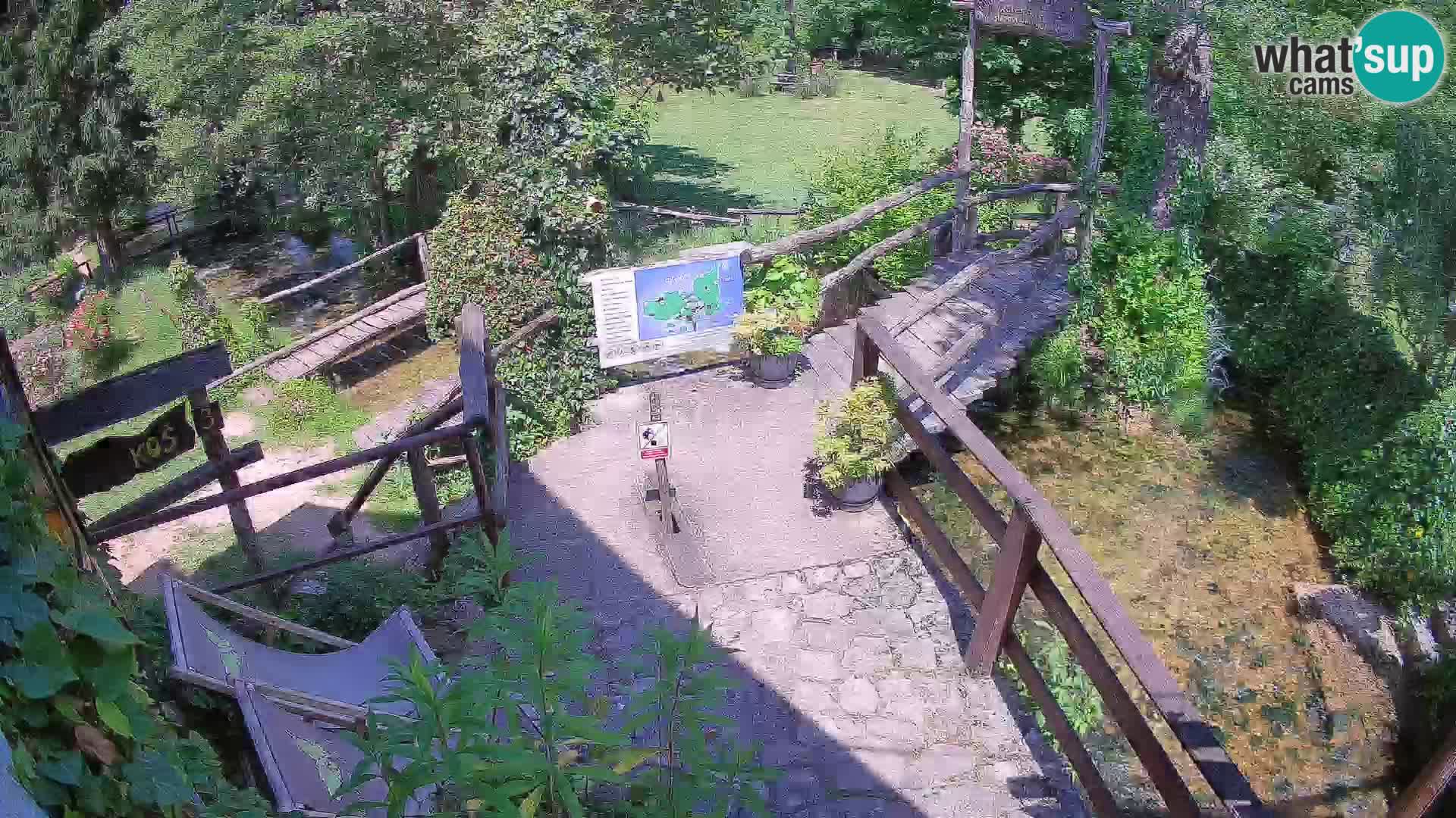 Jezera na reki Slunjčica v Rastokah