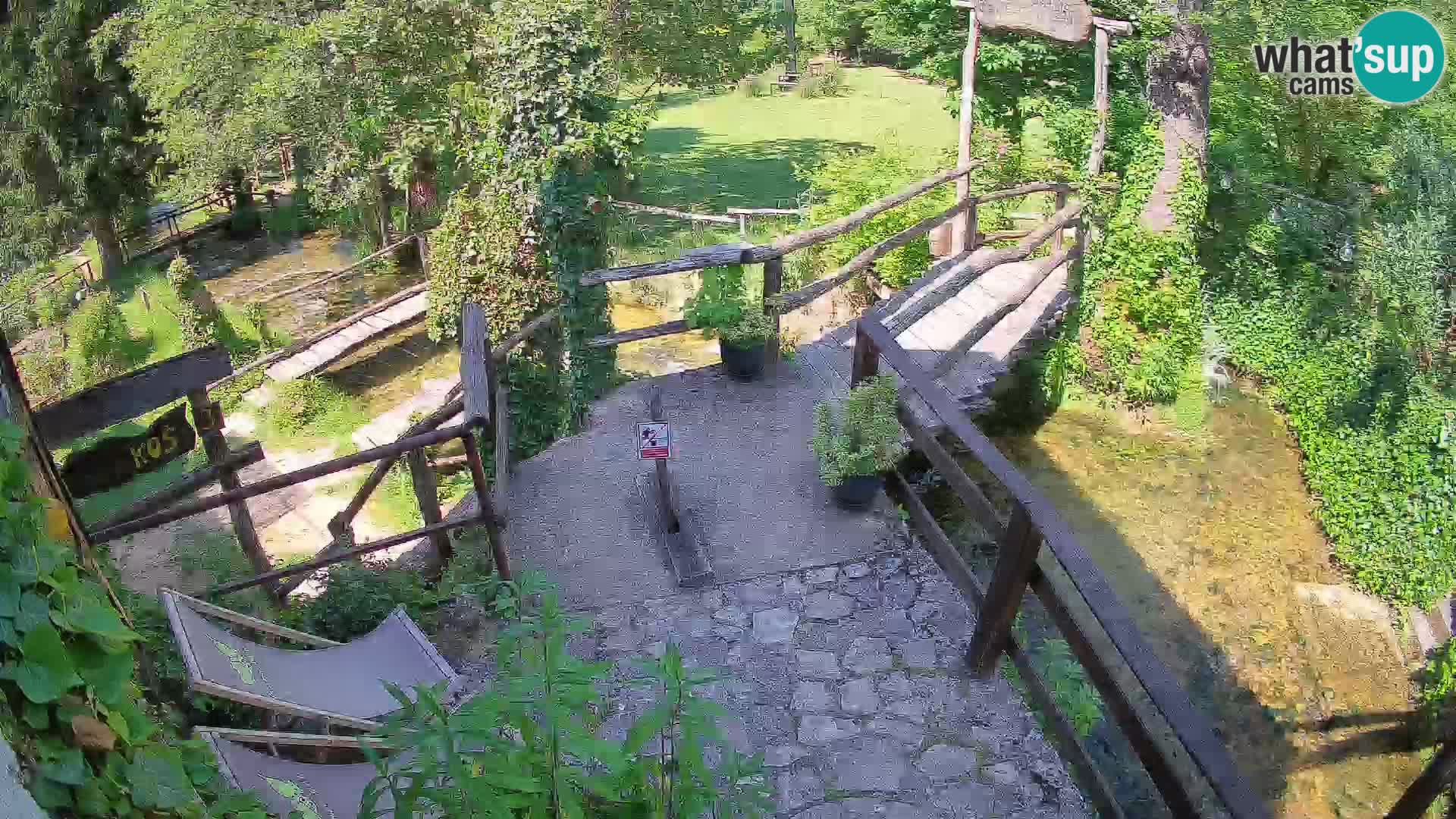 lagos en el río Slunjčica en Rastoke
