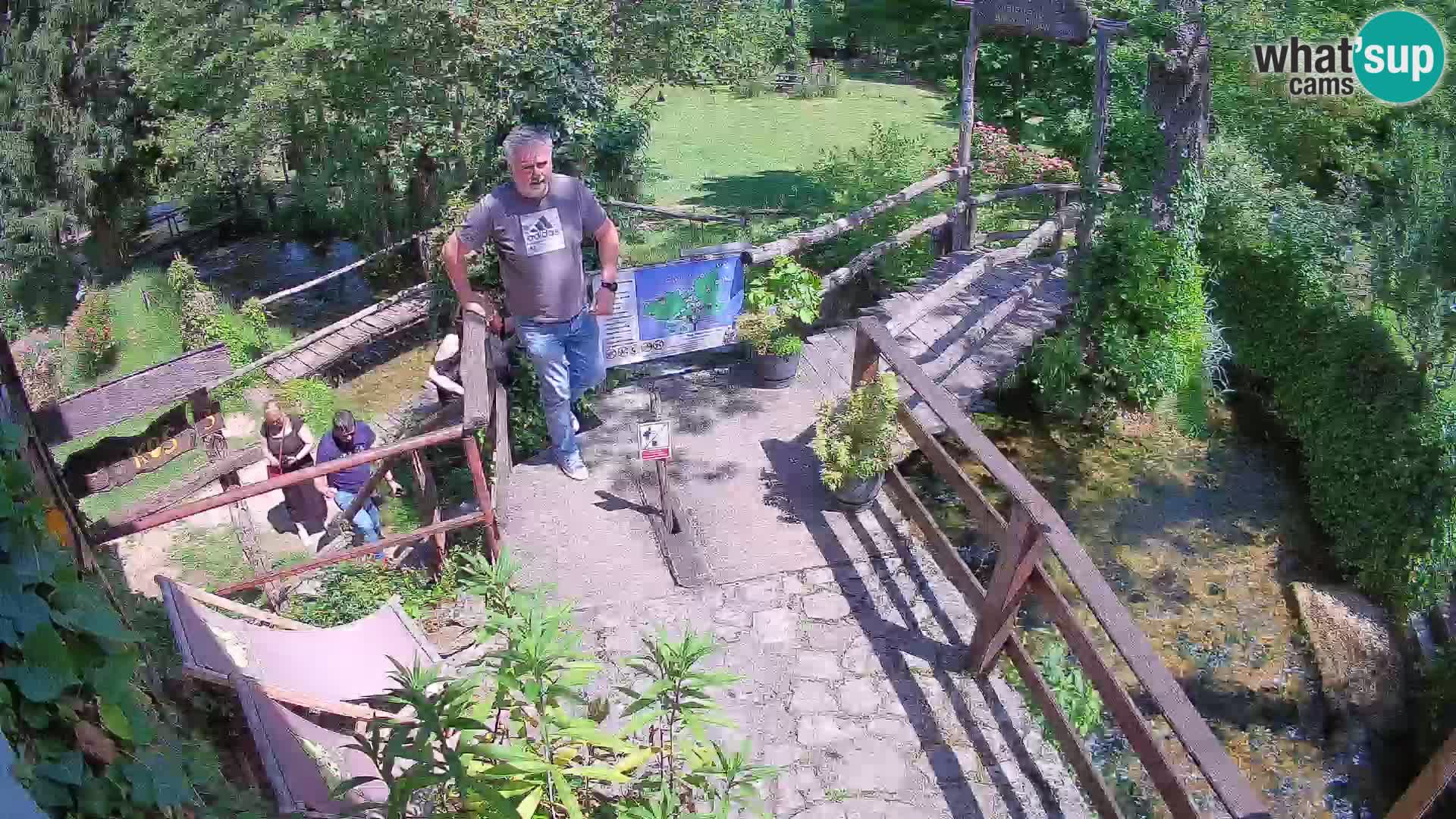 Seen auf dem Fluss Slunjčica in Rastoke