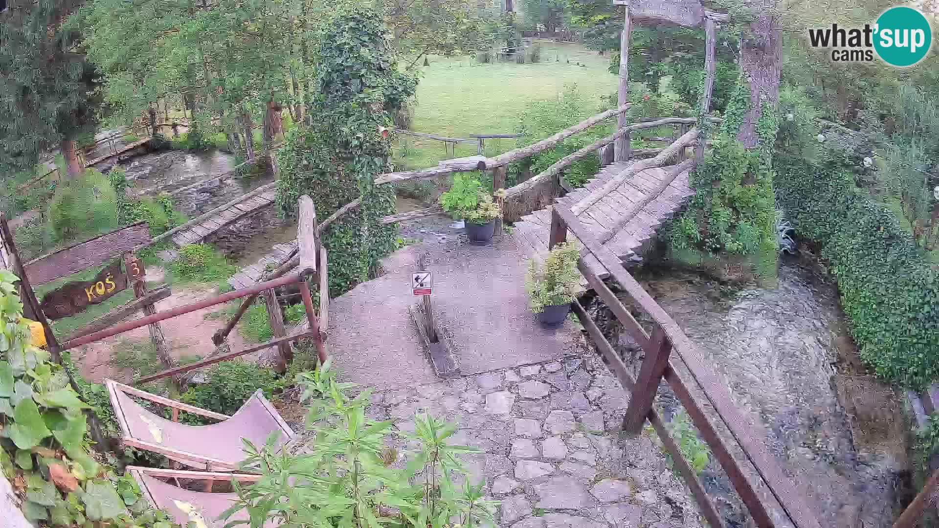 lagos en el río Slunjčica en Rastoke
