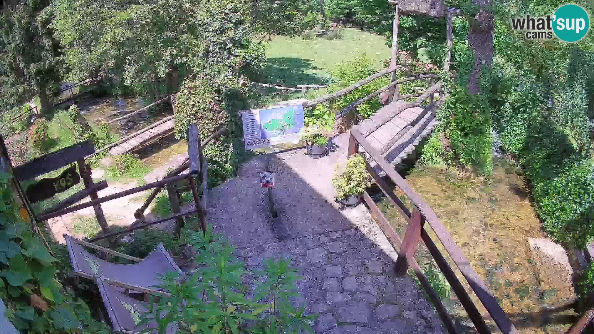 Seen auf dem Fluss Slunjčica in Rastoke
