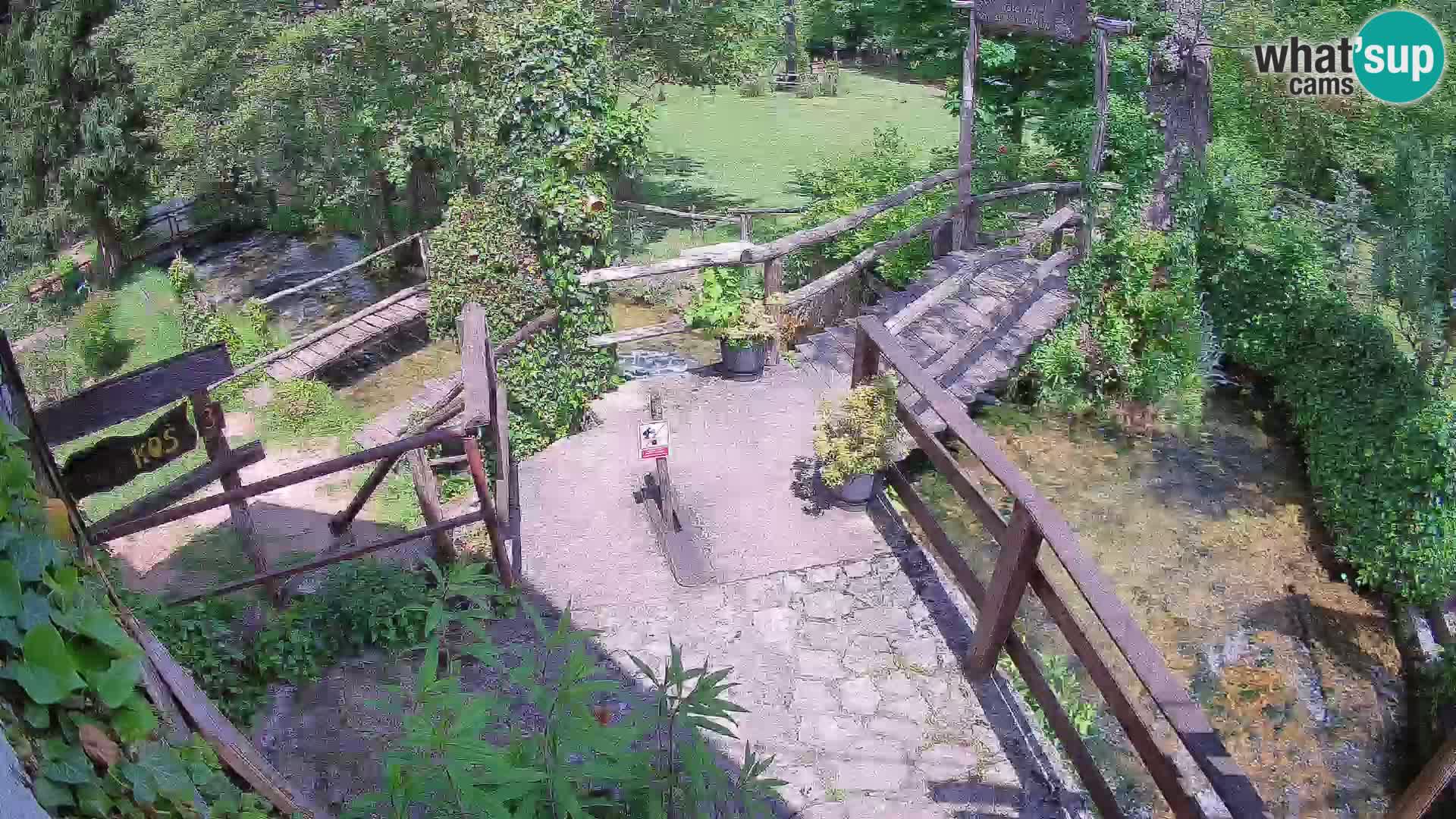 Seen auf dem Fluss Slunjčica in Rastoke