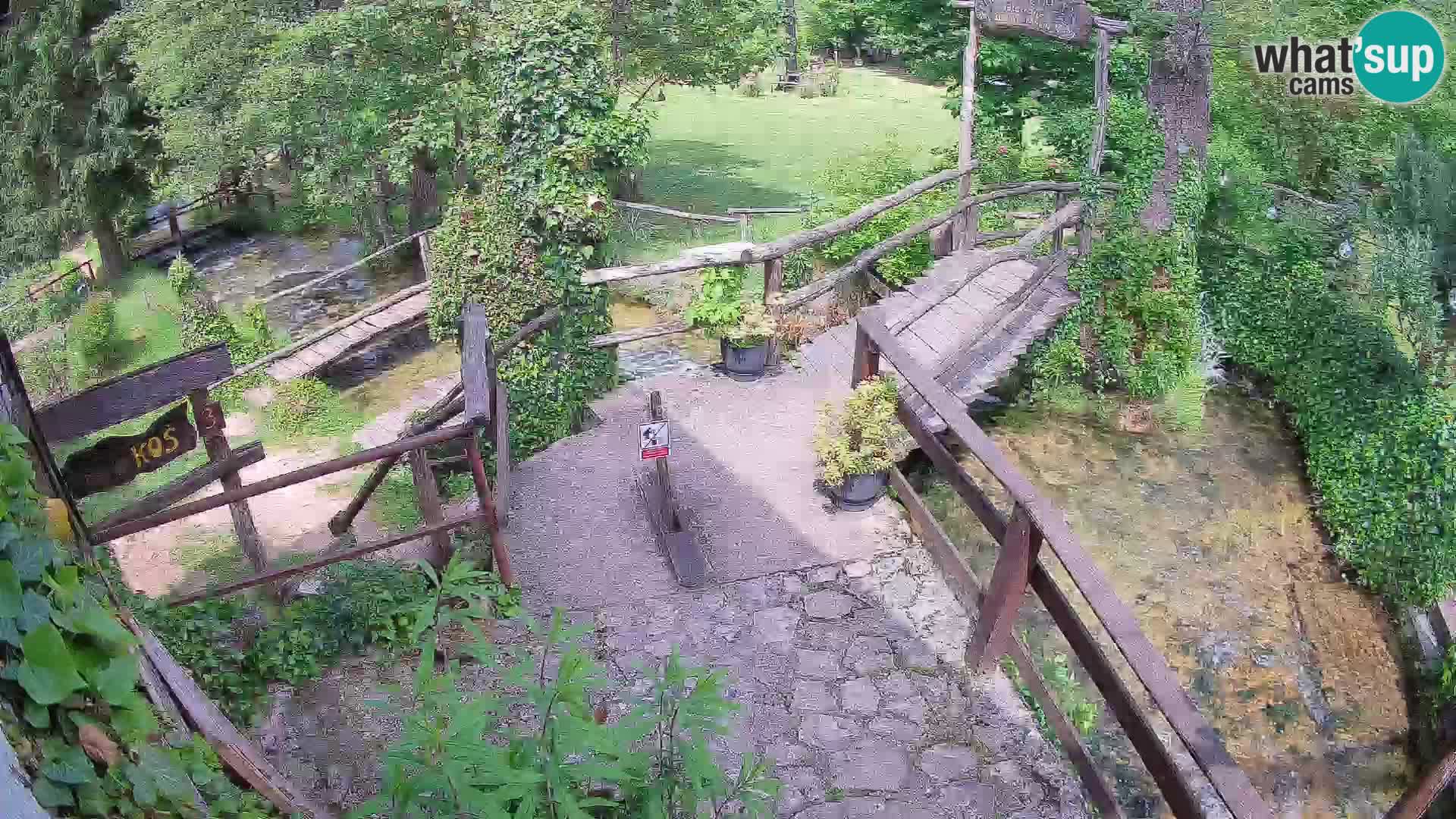 Seen auf dem Fluss Slunjčica in Rastoke