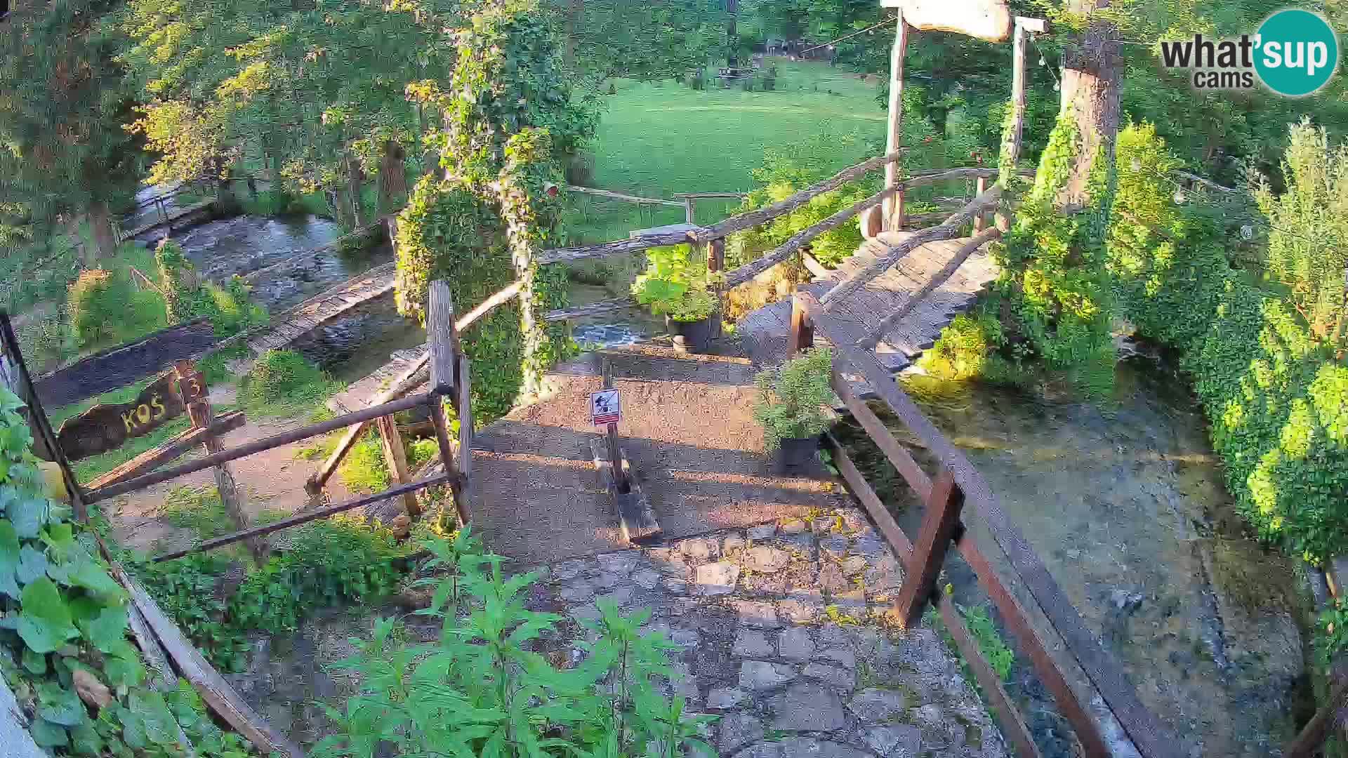 Lacs sur la rivière Slunjčica dans Rastoke