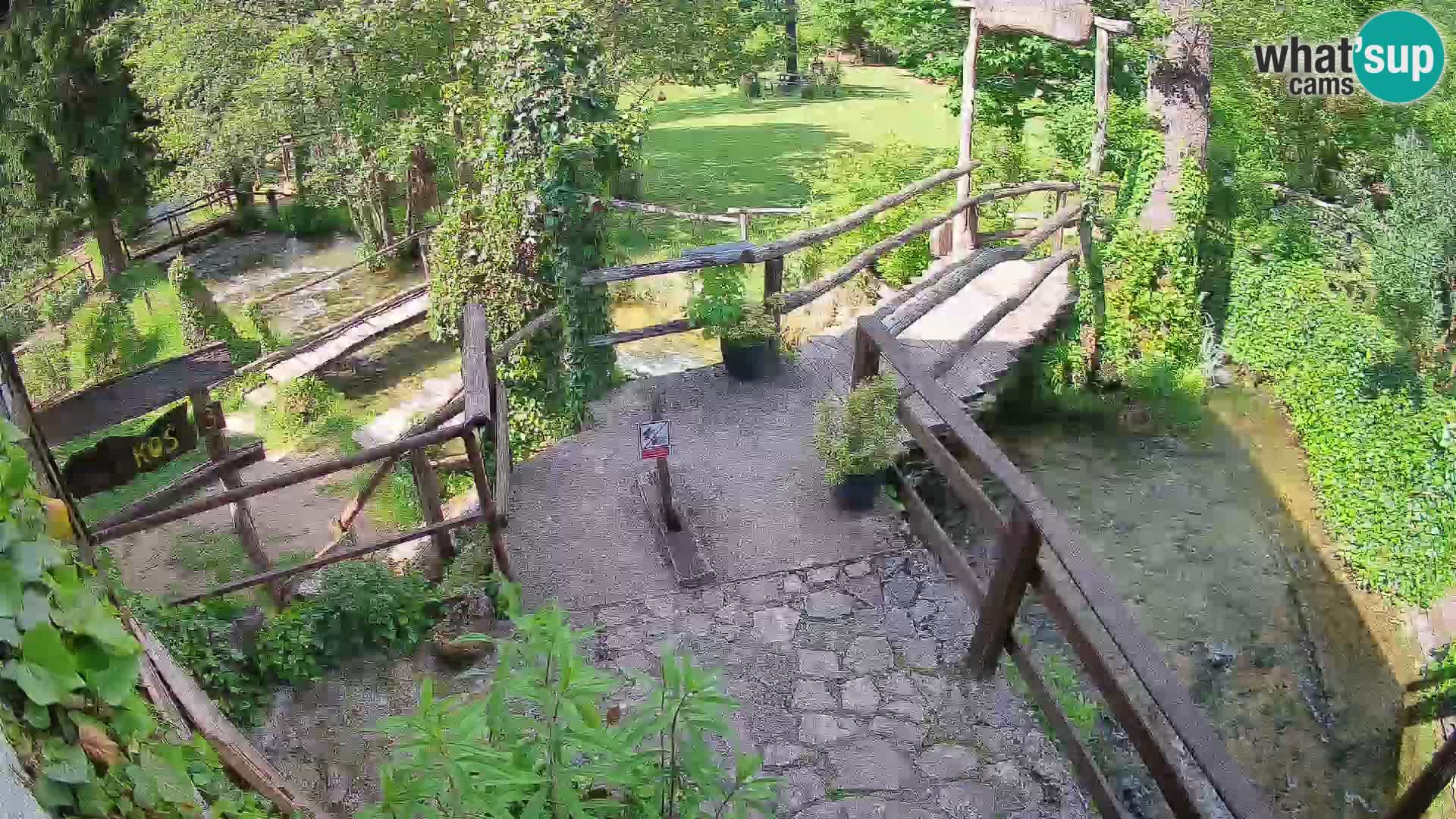 Jezera na reki Slunjčica v Rastokah