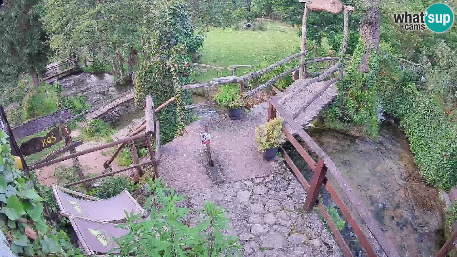 Jezera na reki Slunjčica v Rastokah