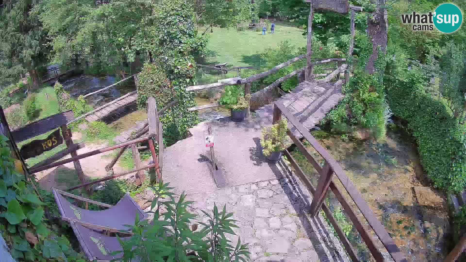 Seen auf dem Fluss Slunjčica in Rastoke
