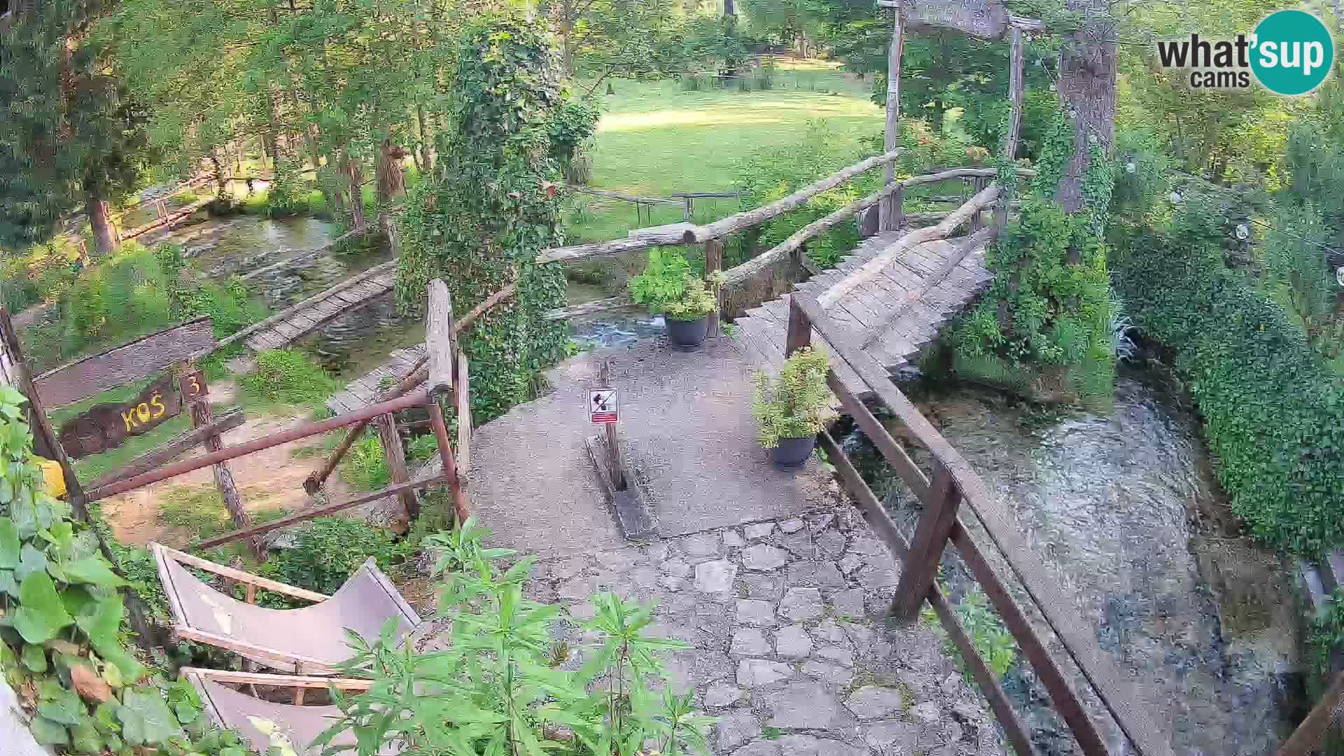 lagos en el río Slunjčica en Rastoke