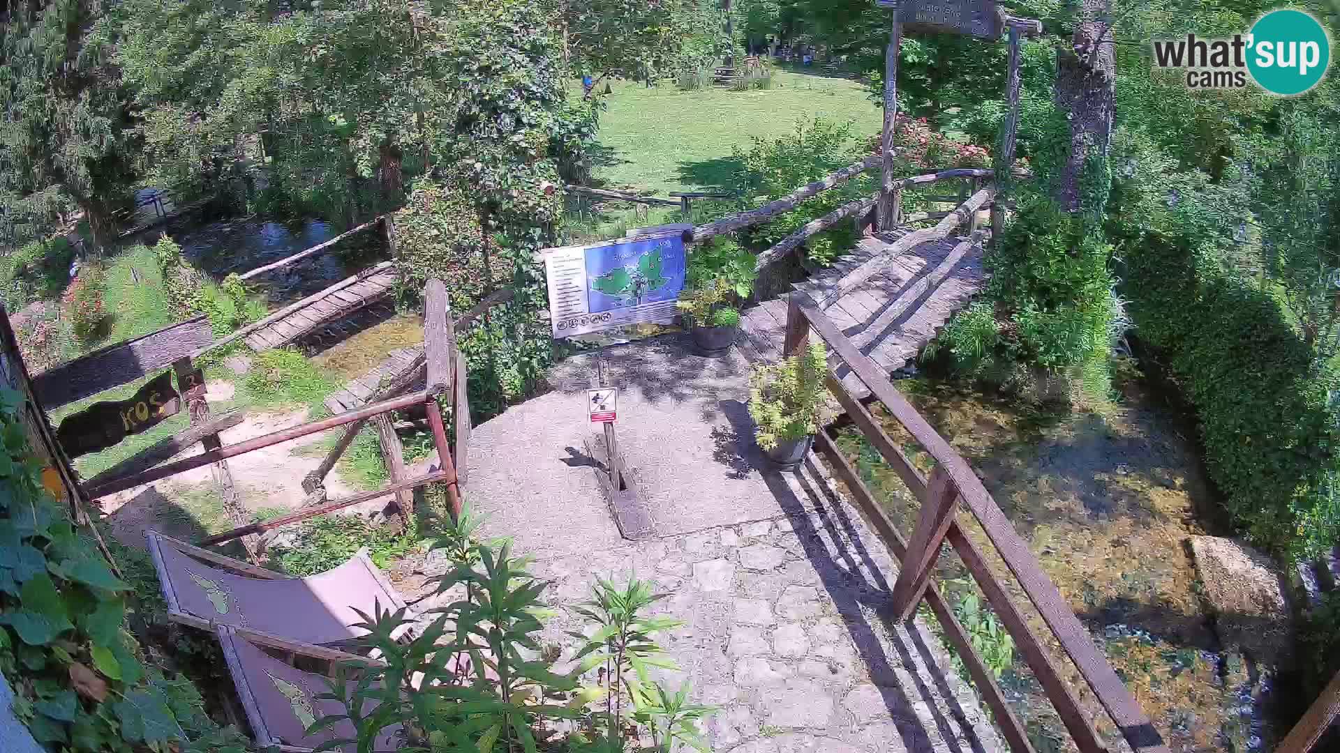 lagos en el río Slunjčica en Rastoke