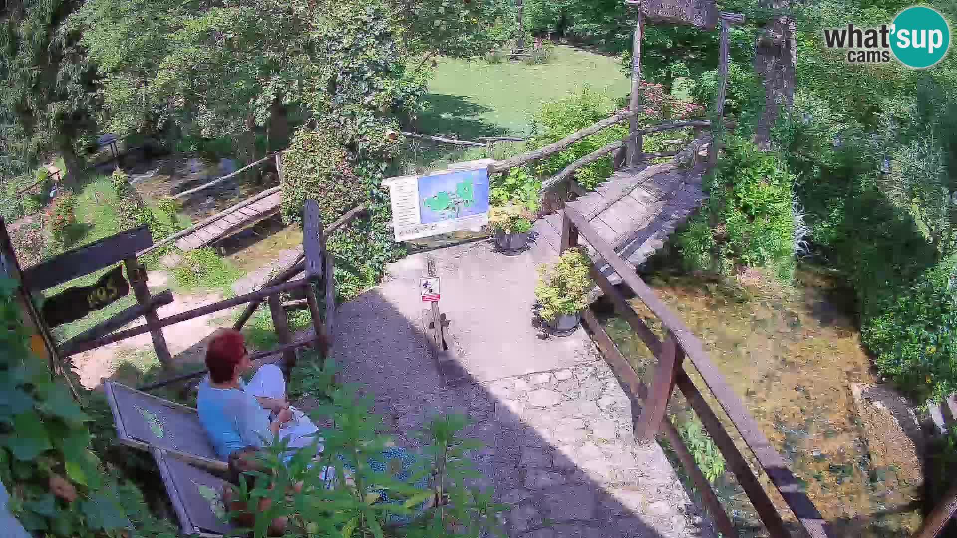 Jezera na reki Slunjčica v Rastokah