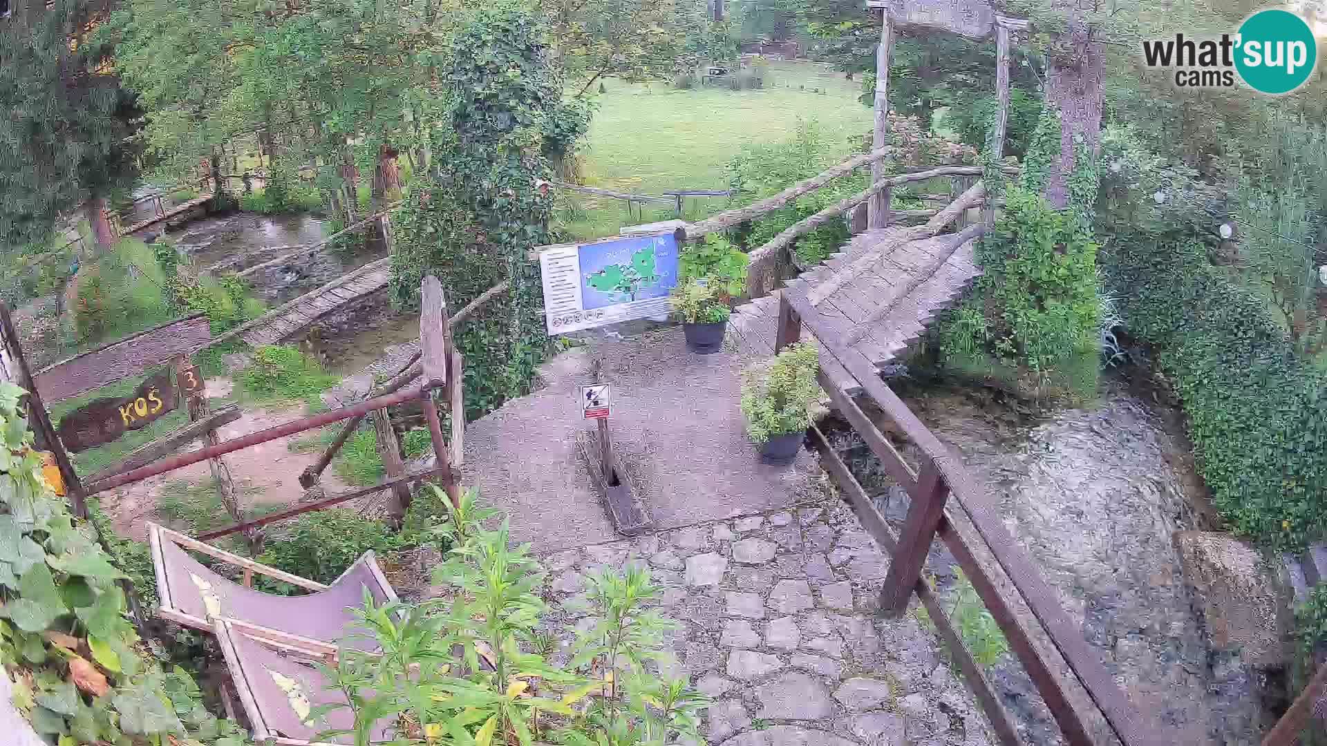 Jezera na reki Slunjčica v Rastokah