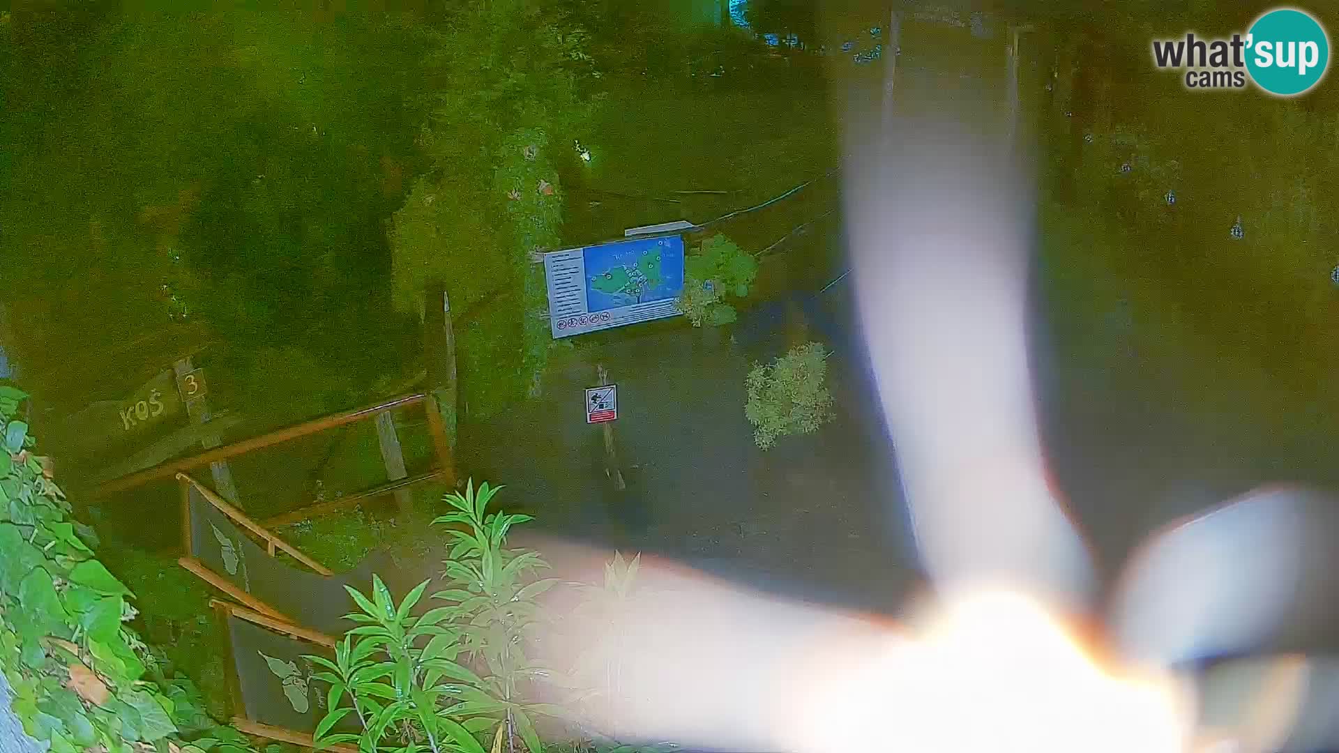 Seen auf dem Fluss Slunjčica in Rastoke