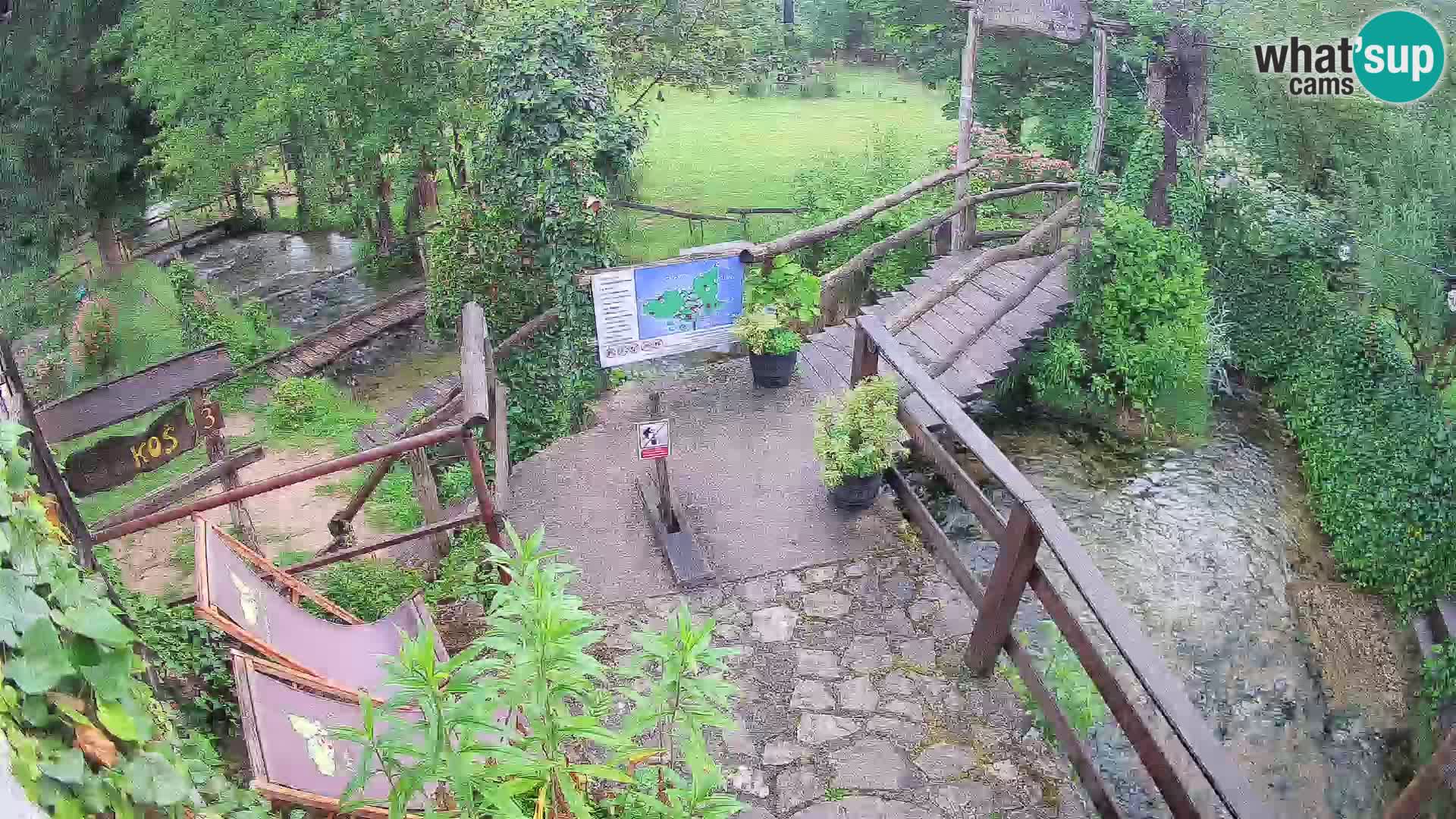 lagos en el río Slunjčica en Rastoke