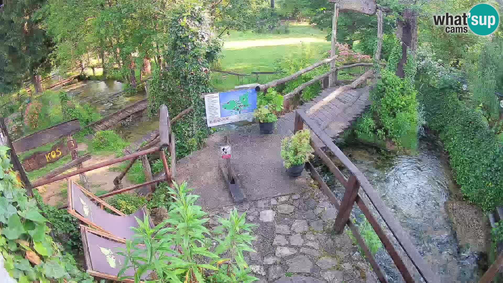 Jezera na reki Slunjčica v Rastokah