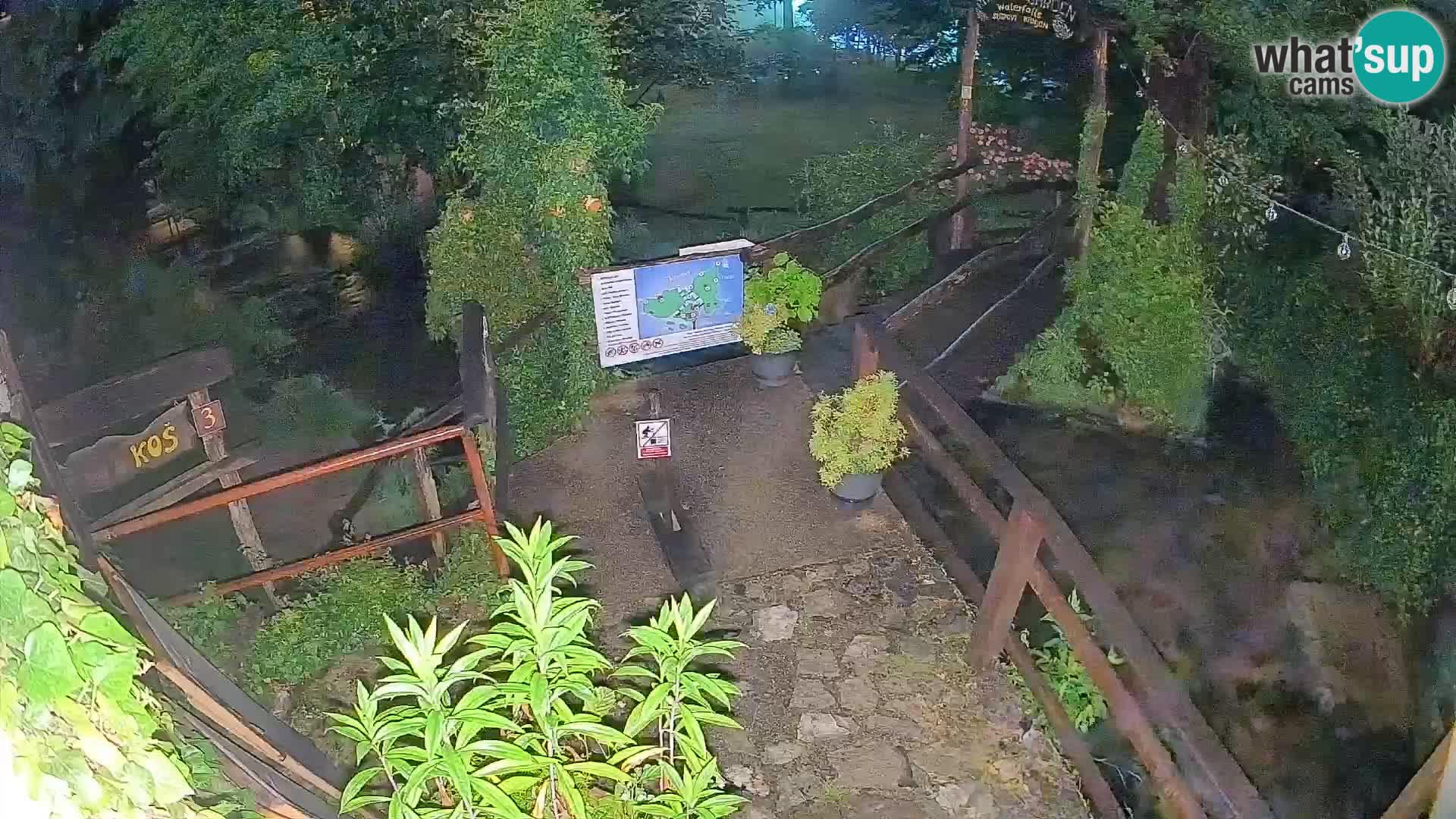 lagos en el río Slunjčica en Rastoke