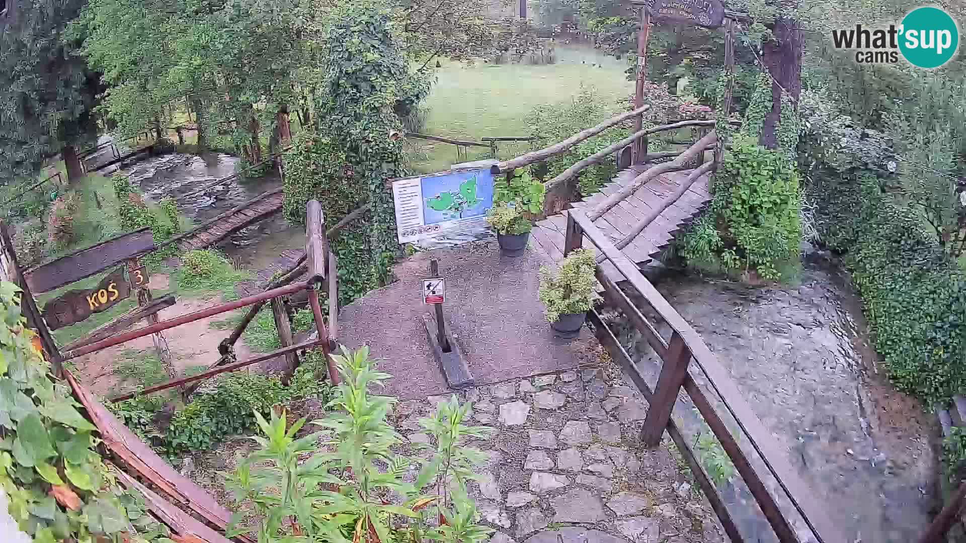 Jezera na reki Slunjčica v Rastokah