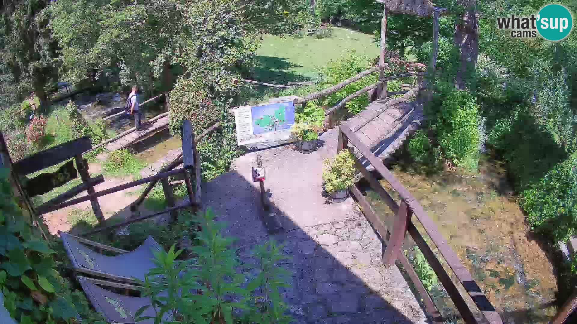 Seen auf dem Fluss Slunjčica in Rastoke