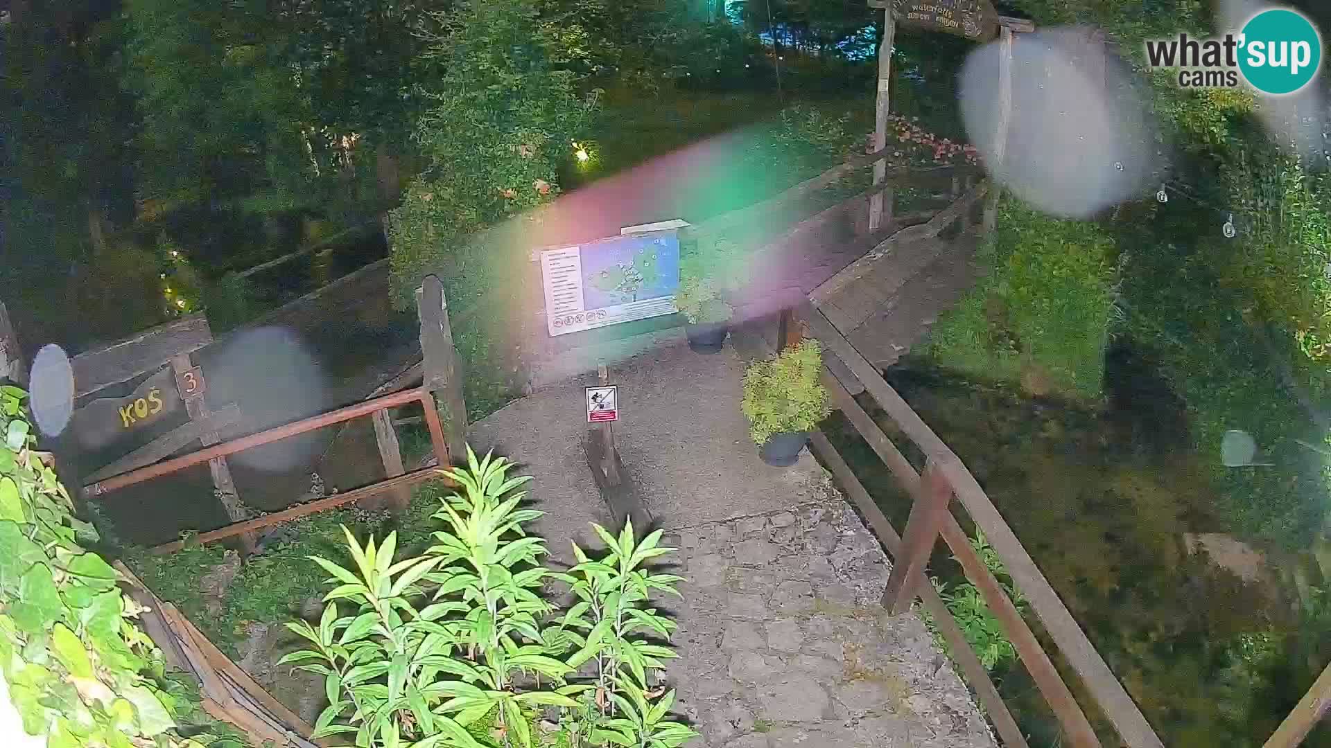 Seen auf dem Fluss Slunjčica in Rastoke
