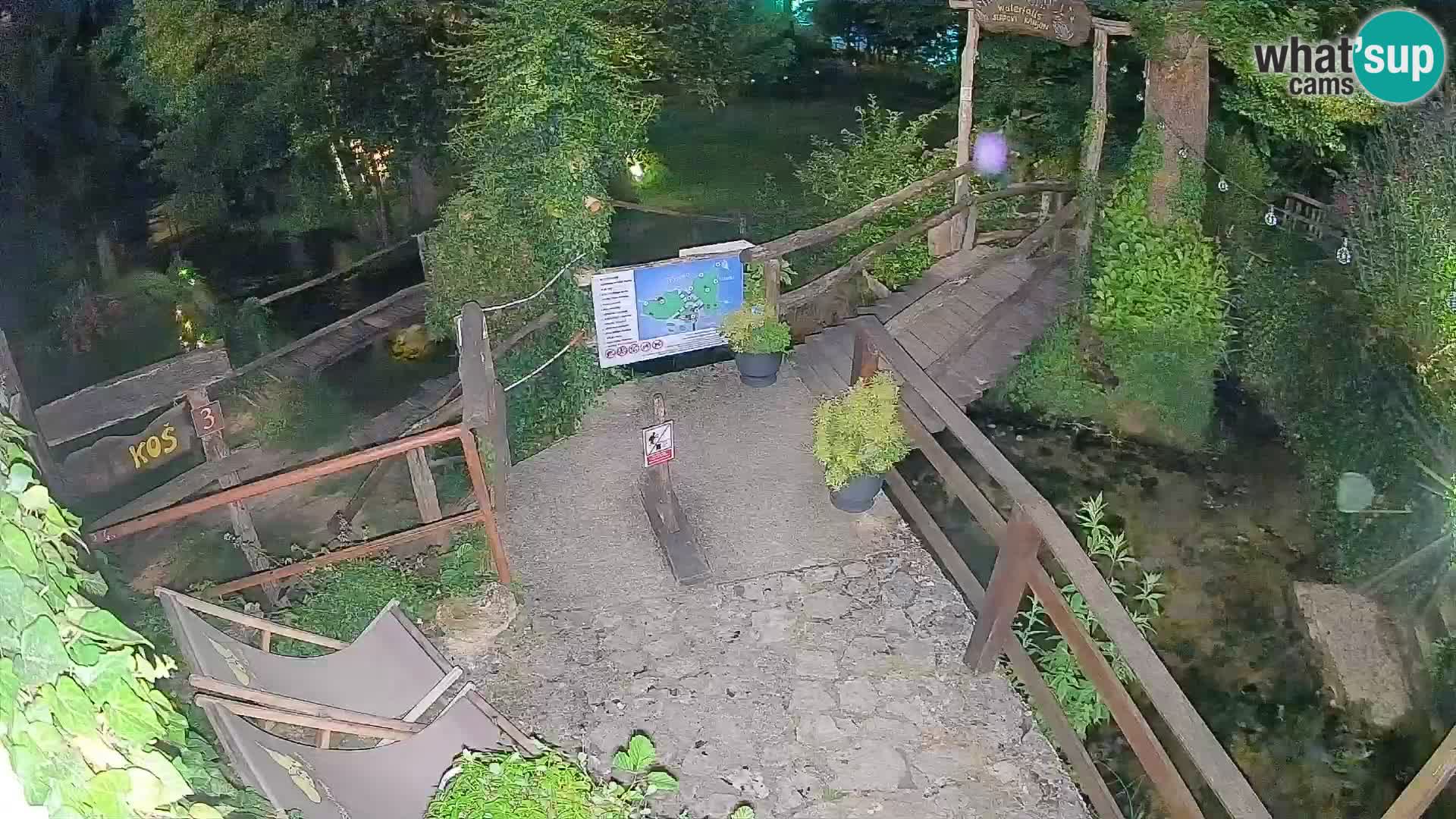 Jezera na reki Slunjčica v Rastokah