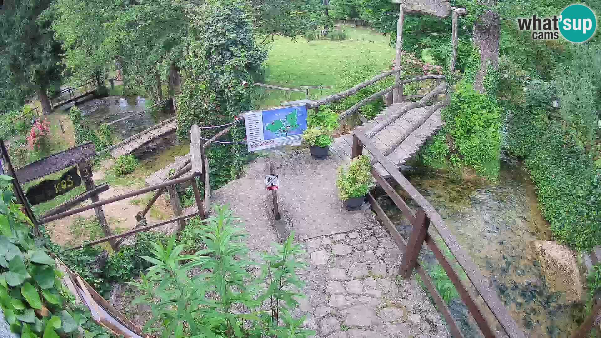 Seen auf dem Fluss Slunjčica in Rastoke