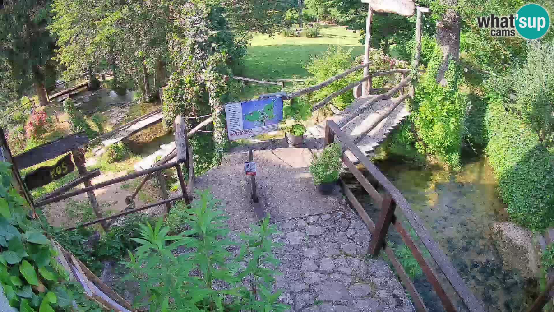 Jezera na reki Slunjčica v Rastokah