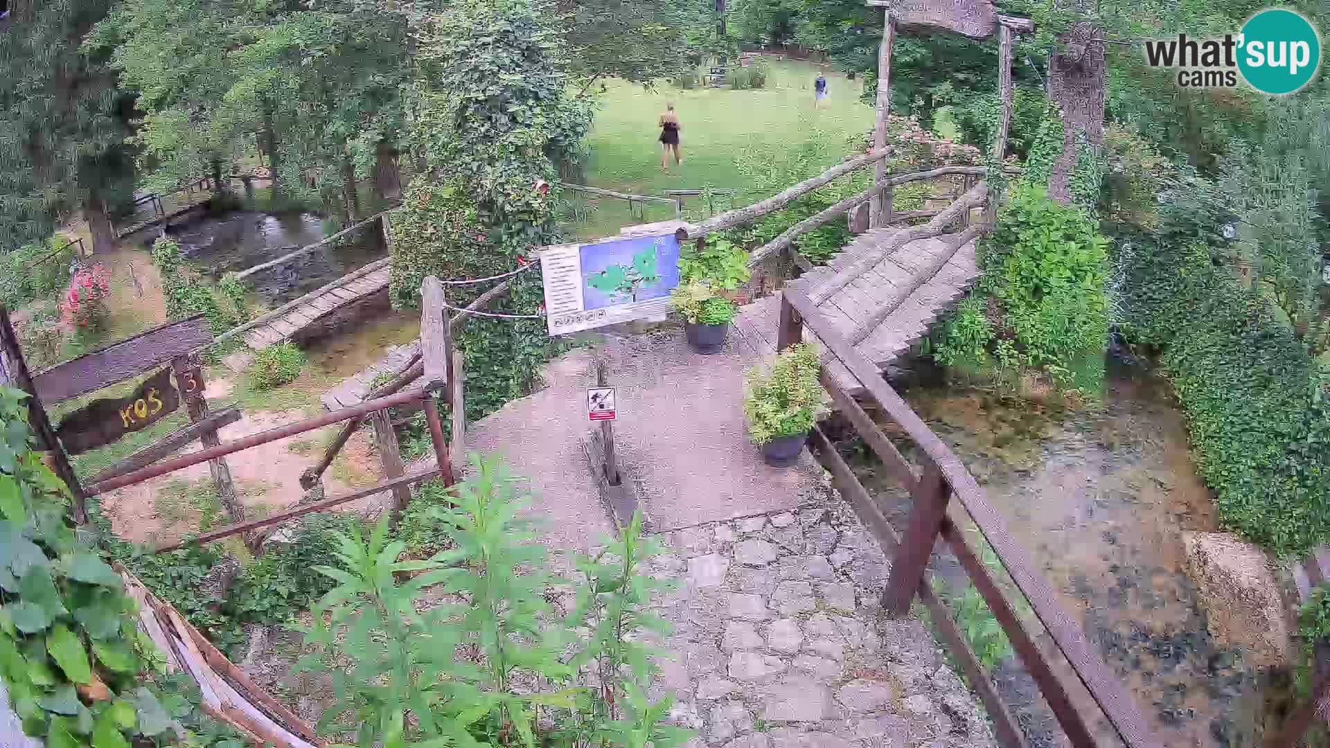 Jezera na reki Slunjčica v Rastokah