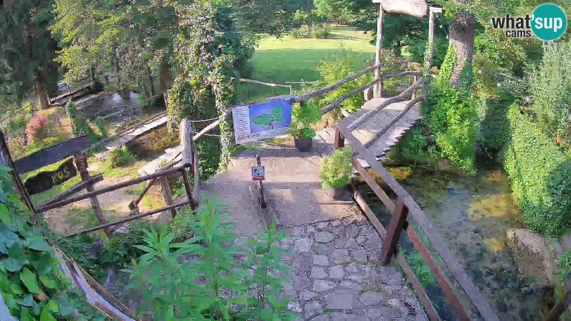 Jezera na reki Slunjčica v Rastokah