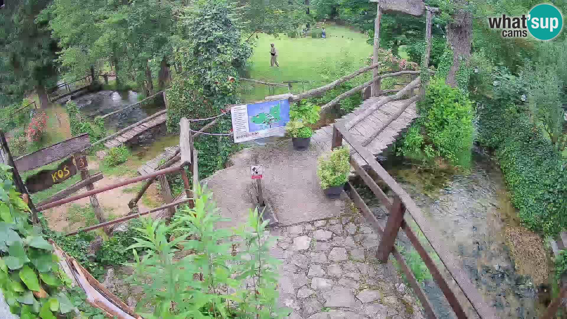 Jezera na reki Slunjčica v Rastokah