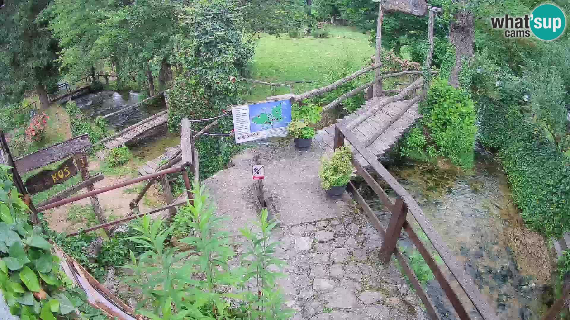 Seen auf dem Fluss Slunjčica in Rastoke