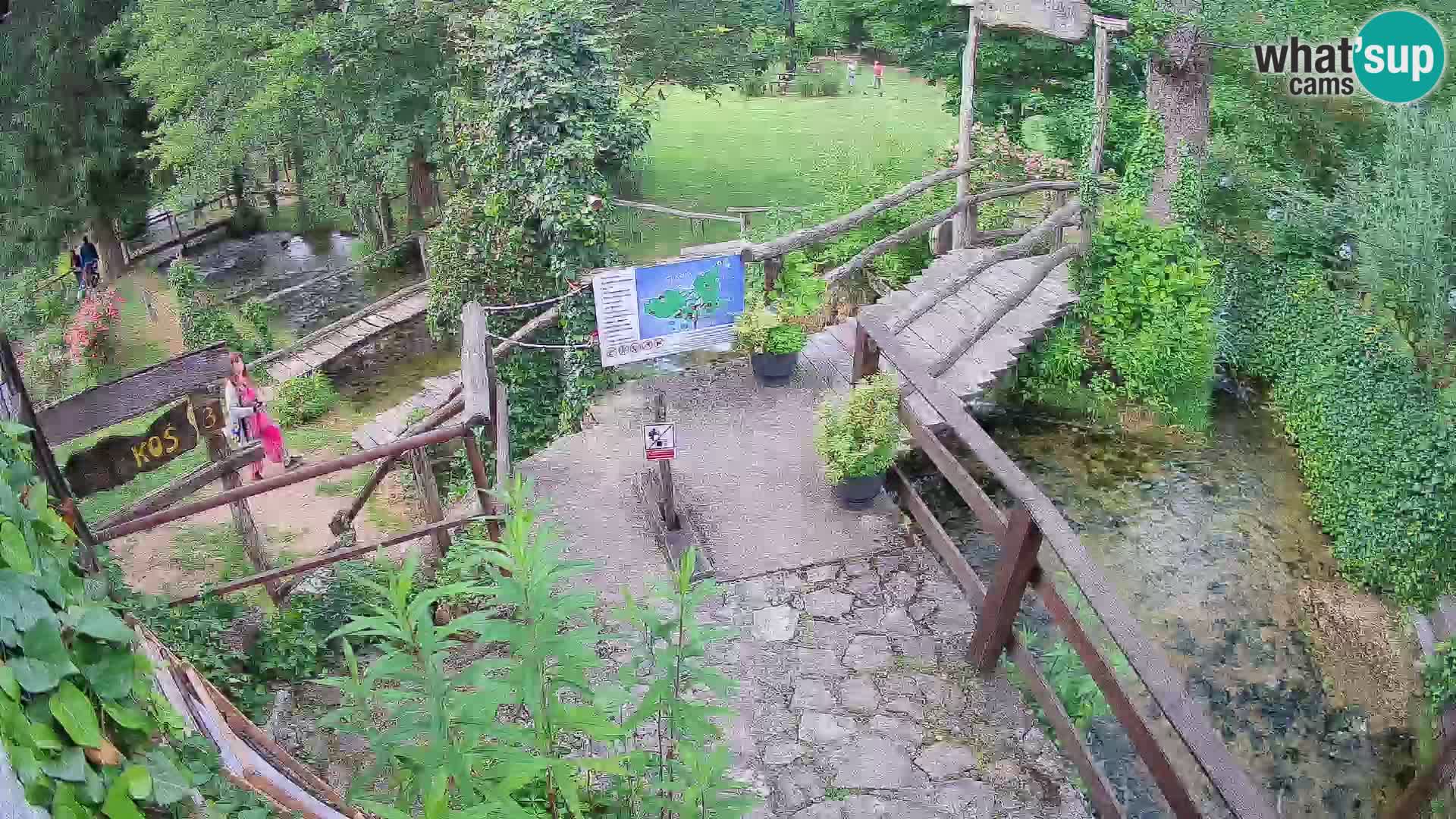Jezera na rijeci Slunjčica u Rastokama