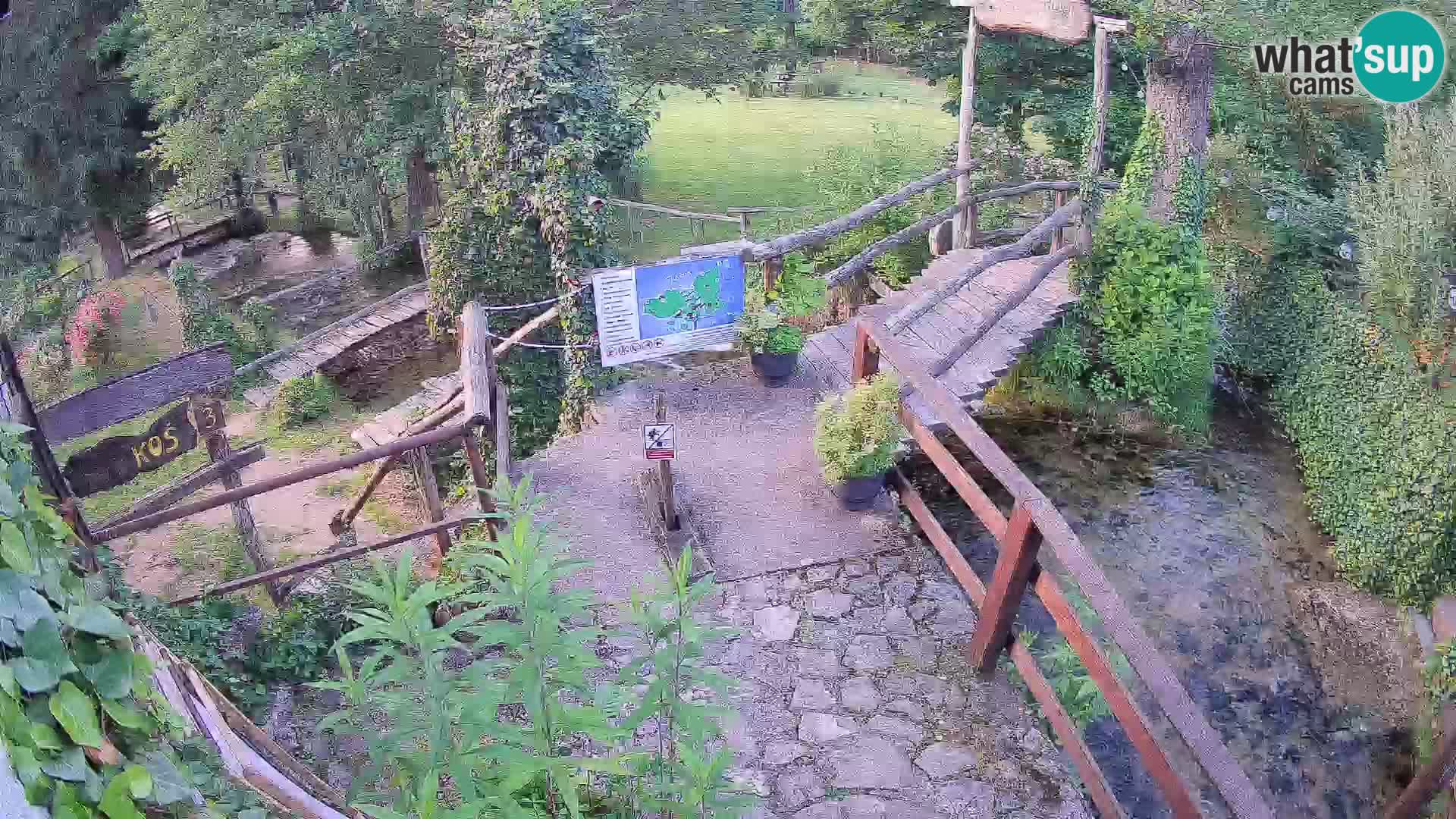 lagos en el río Slunjčica en Rastoke