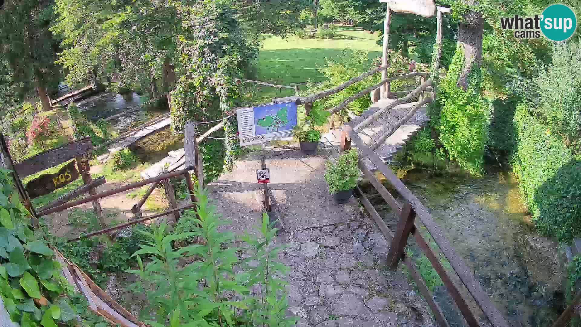 Lacs sur la rivière Slunjčica dans Rastoke