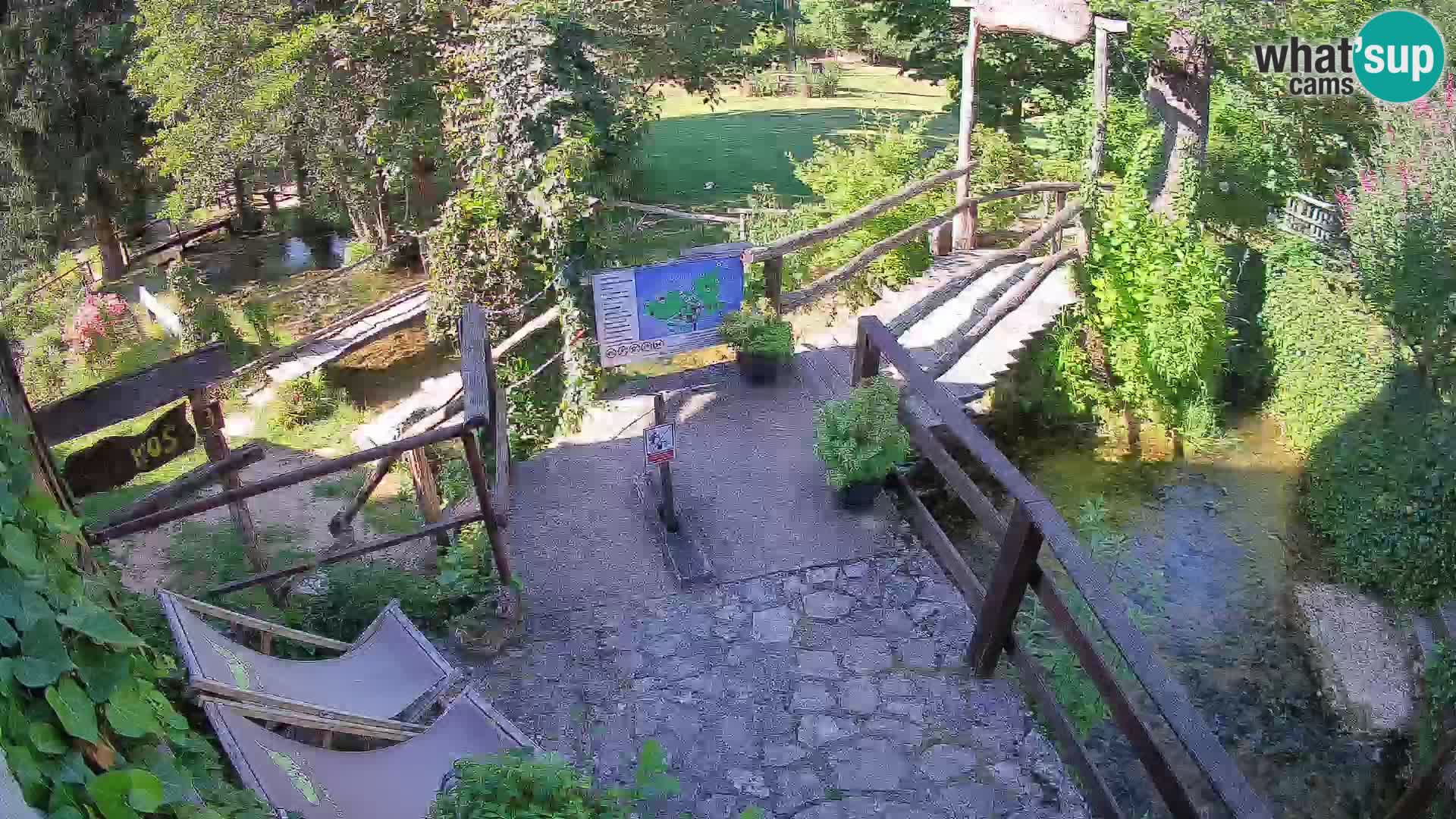 lagos en el río Slunjčica en Rastoke