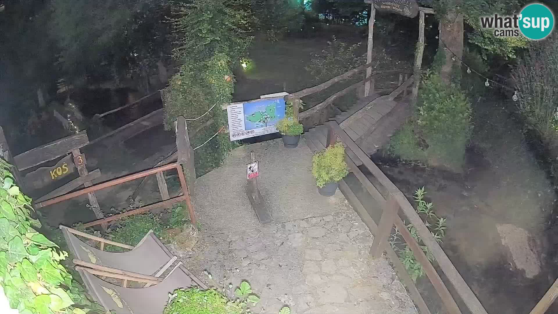 lagos en el río Slunjčica en Rastoke