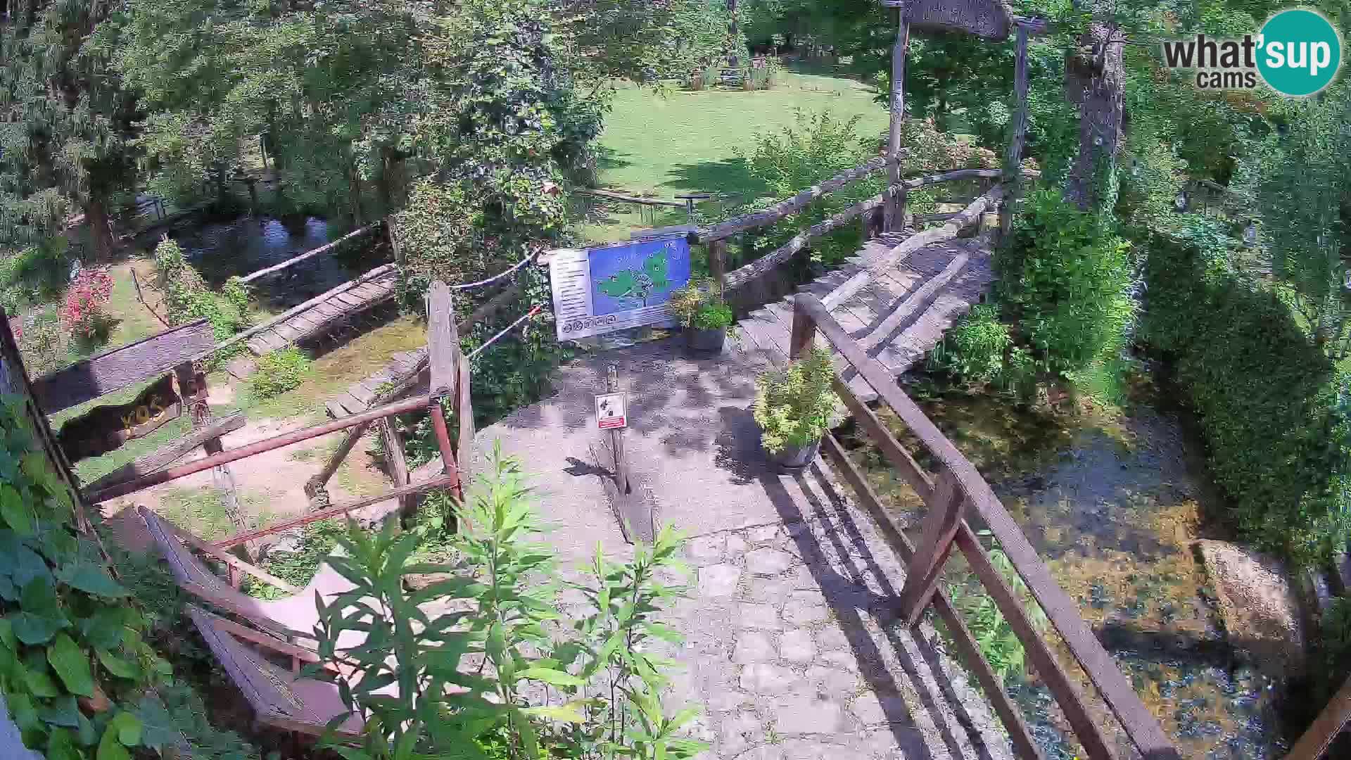Jezera na reki Slunjčica v Rastokah