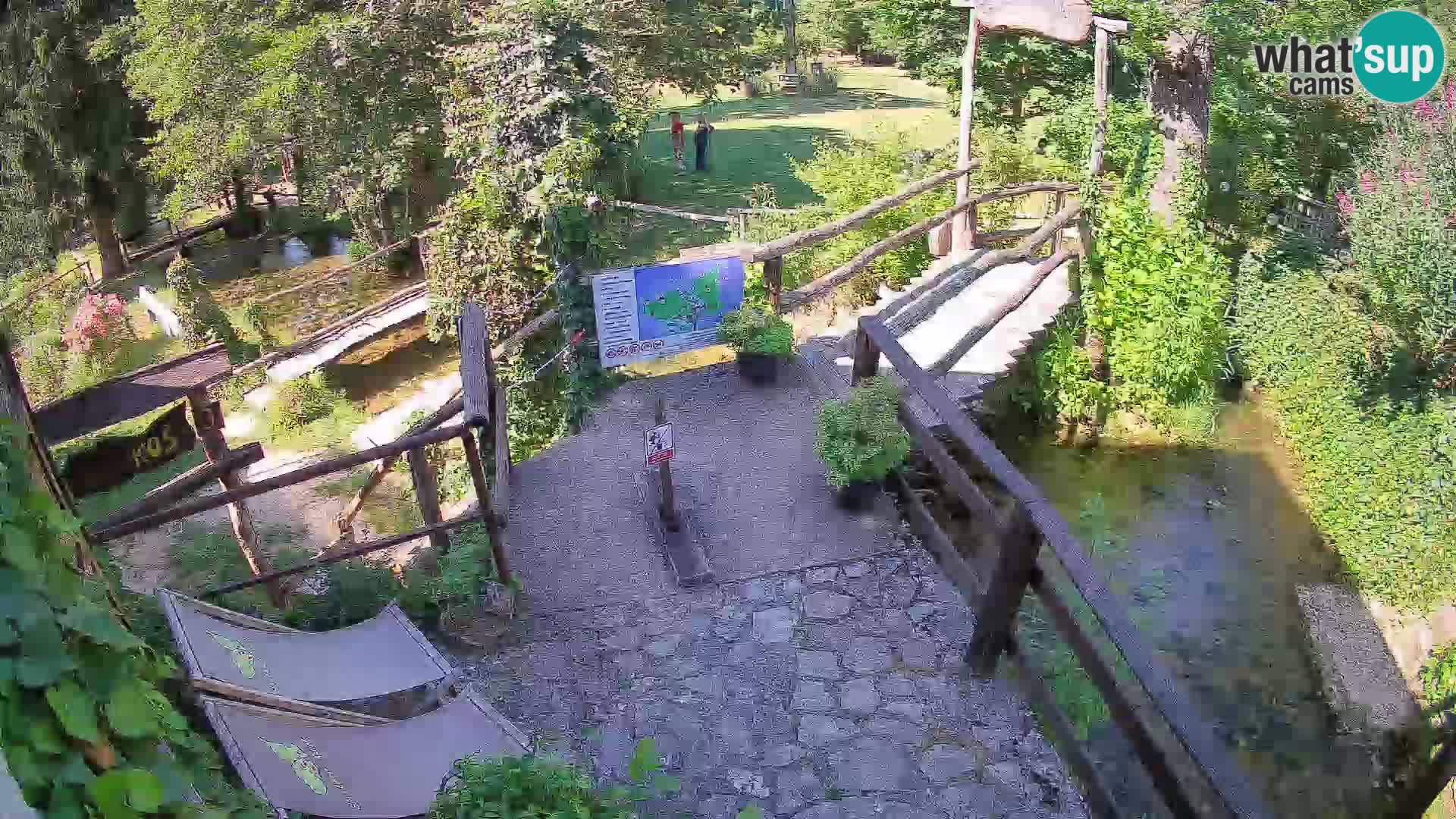 Lacs sur la rivière Slunjčica dans Rastoke