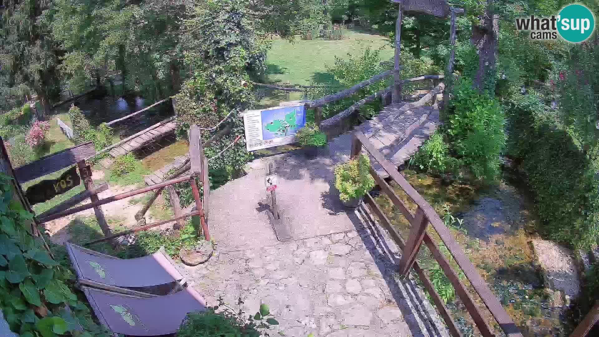 Jezera na reki Slunjčica v Rastokah