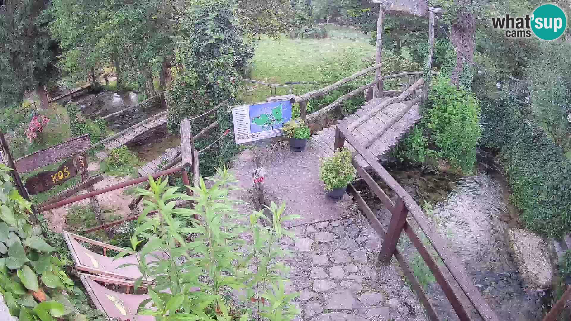 Jezera na reki Slunjčica v Rastokah