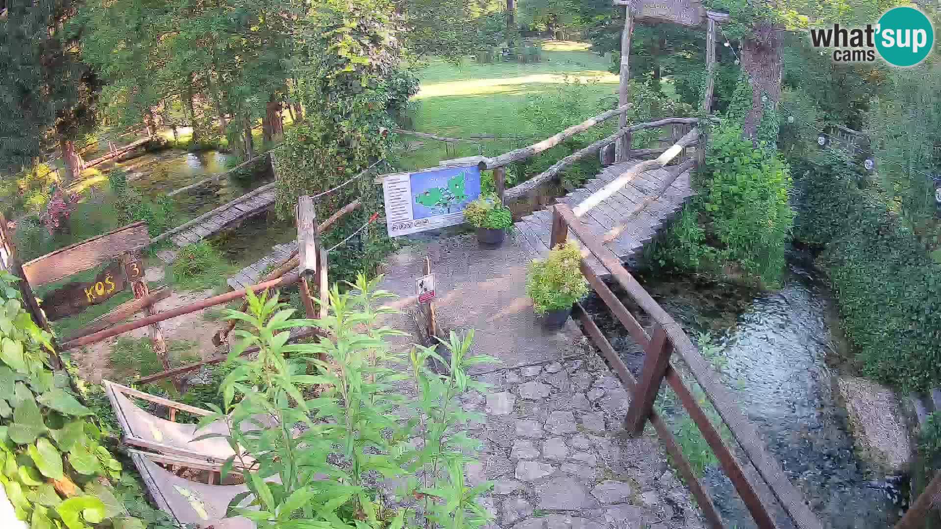 Jezera na reki Slunjčica v Rastokah