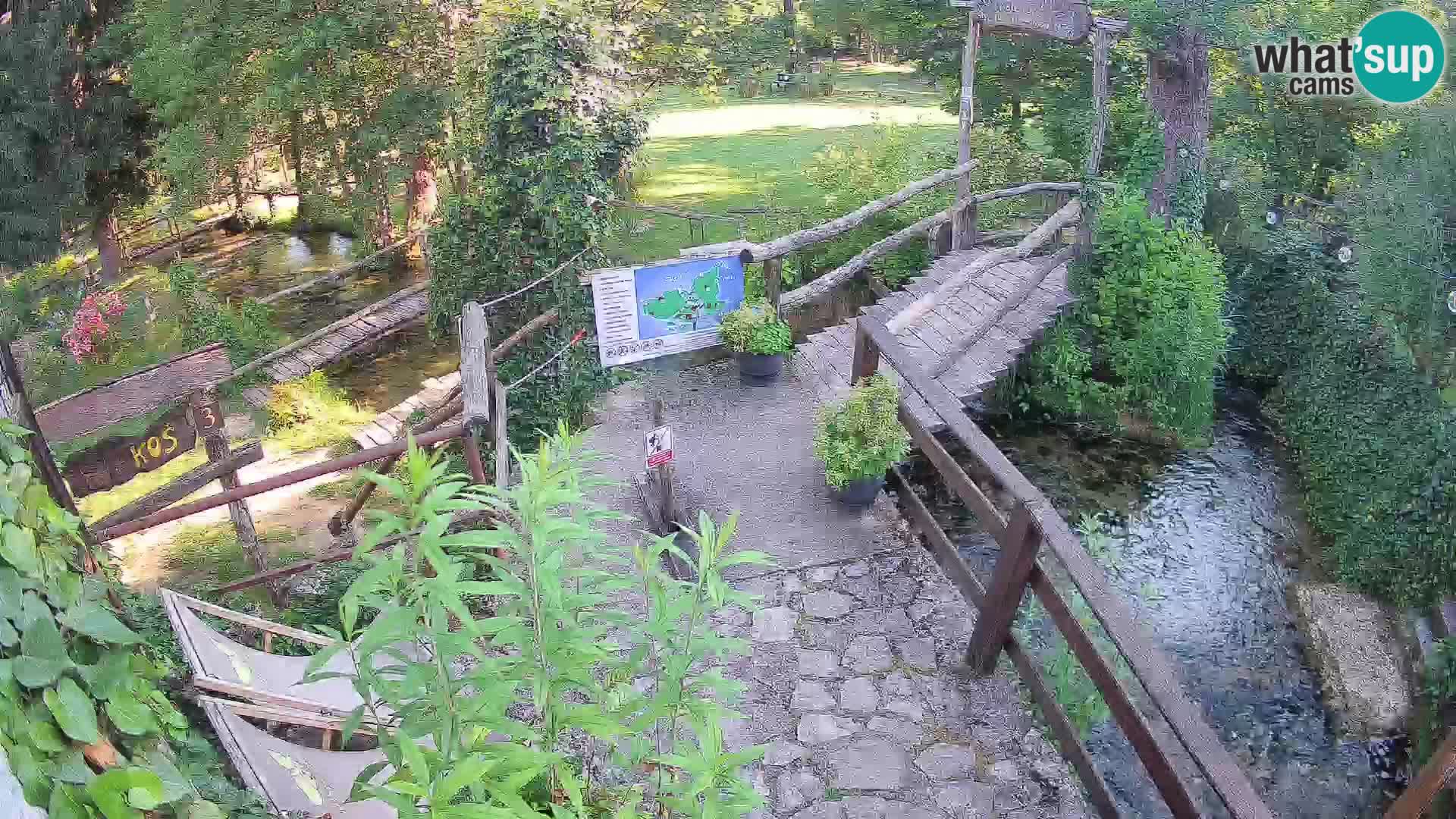 Jezera na reki Slunjčica v Rastokah