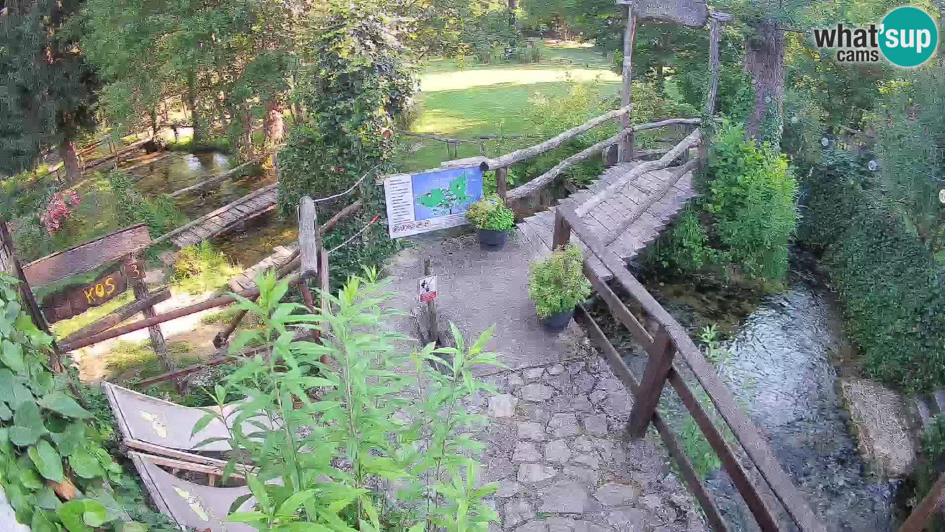 lagos en el río Slunjčica en Rastoke