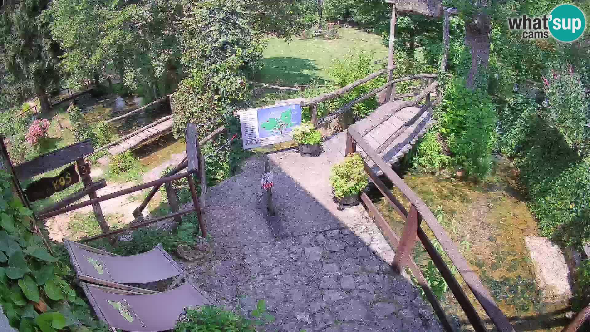lagos en el río Slunjčica en Rastoke