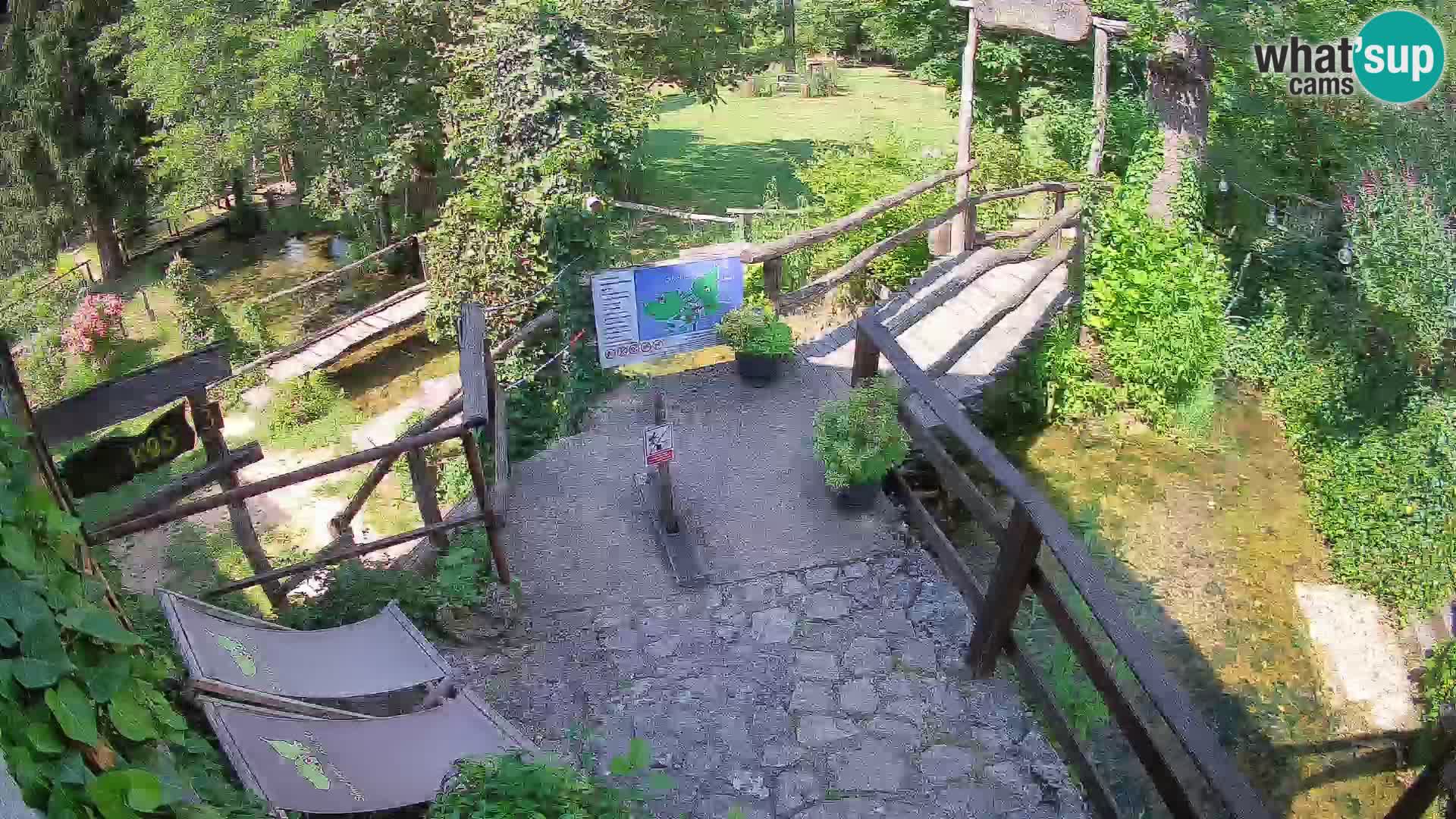 lagos en el río Slunjčica en Rastoke