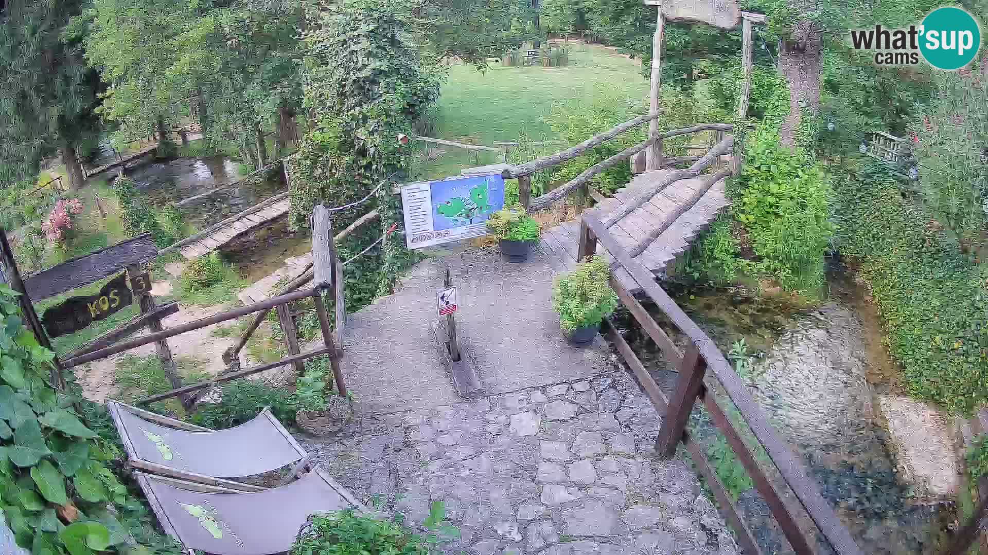 Jezera na reki Slunjčica v Rastokah